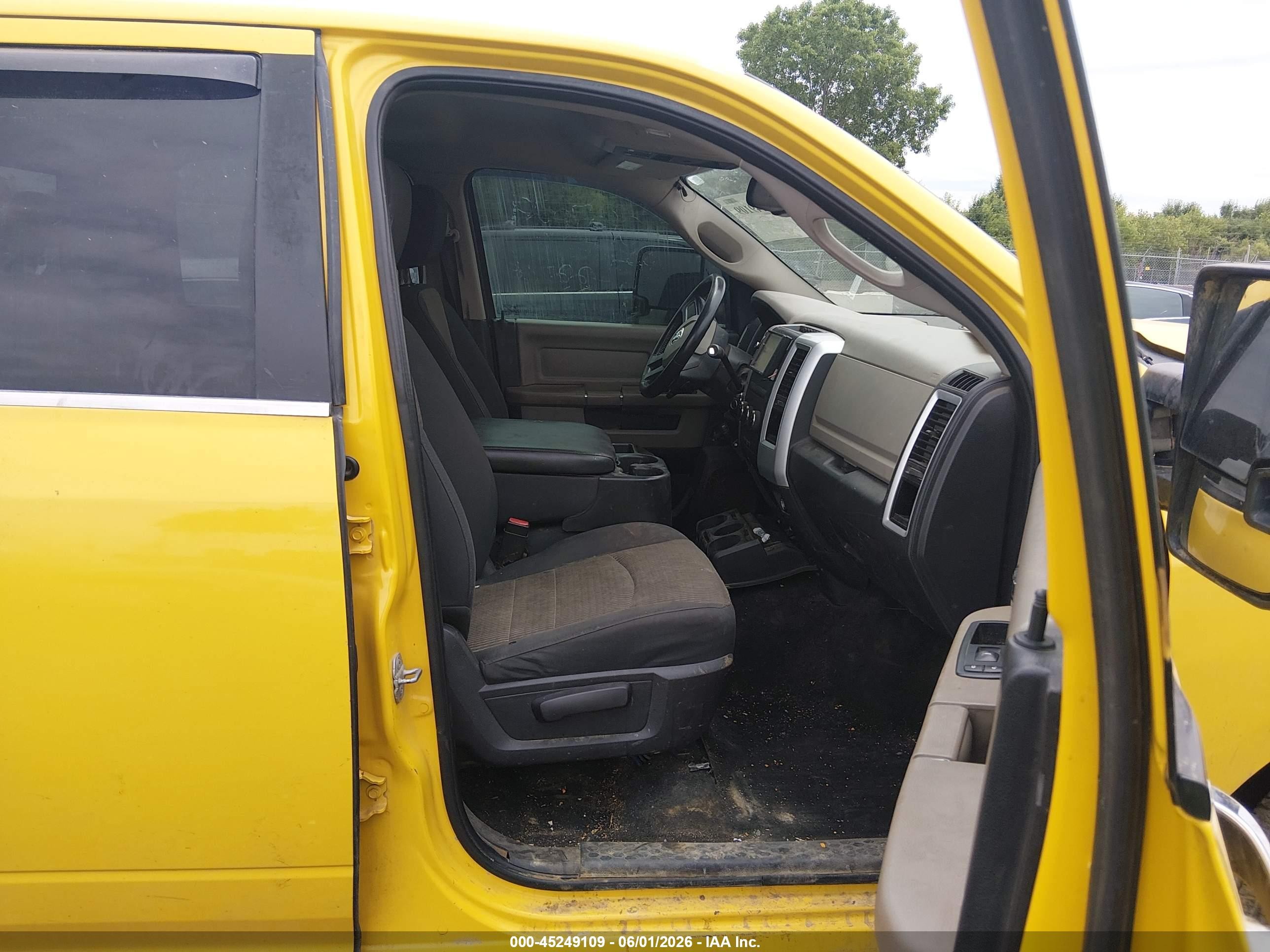 2009 Dodge Ram 1500 Slt/sport/trx Yellow vin: 1D3HV13T39S740165