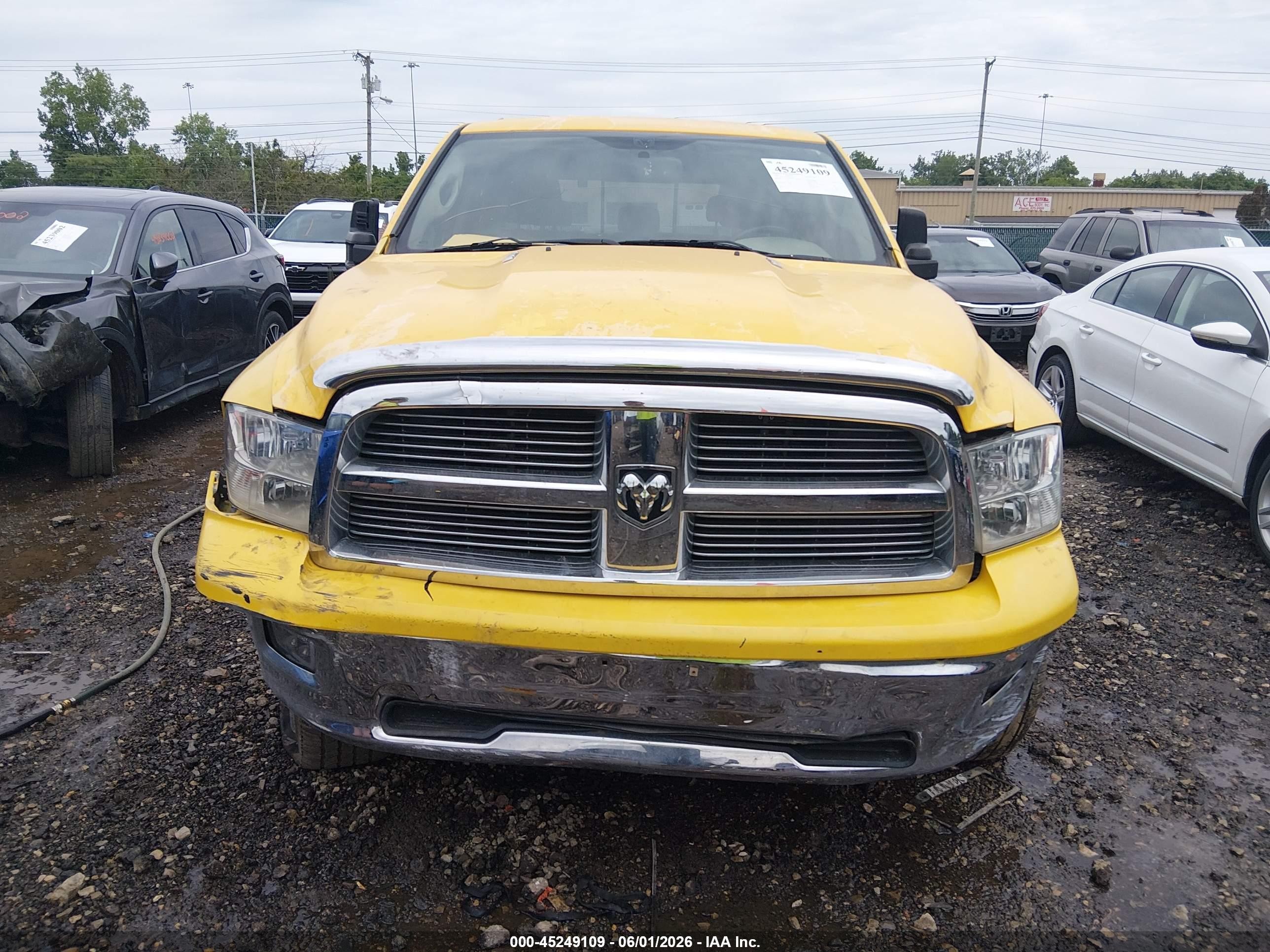 2009 Dodge Ram 1500 Slt/sport/trx Yellow vin: 1D3HV13T39S740165
