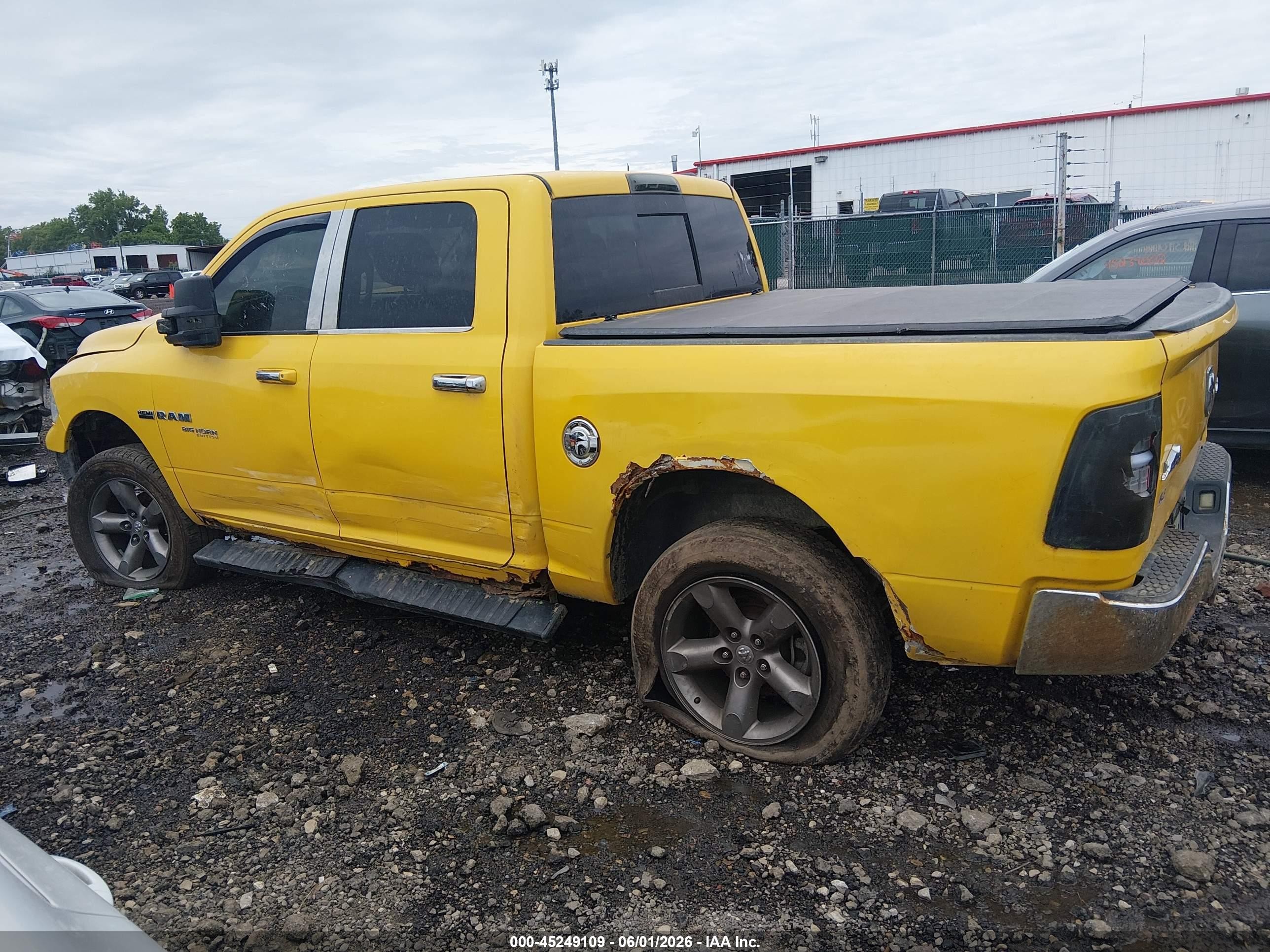 2009 Dodge Ram 1500 Slt/sport/trx Yellow vin: 1D3HV13T39S740165