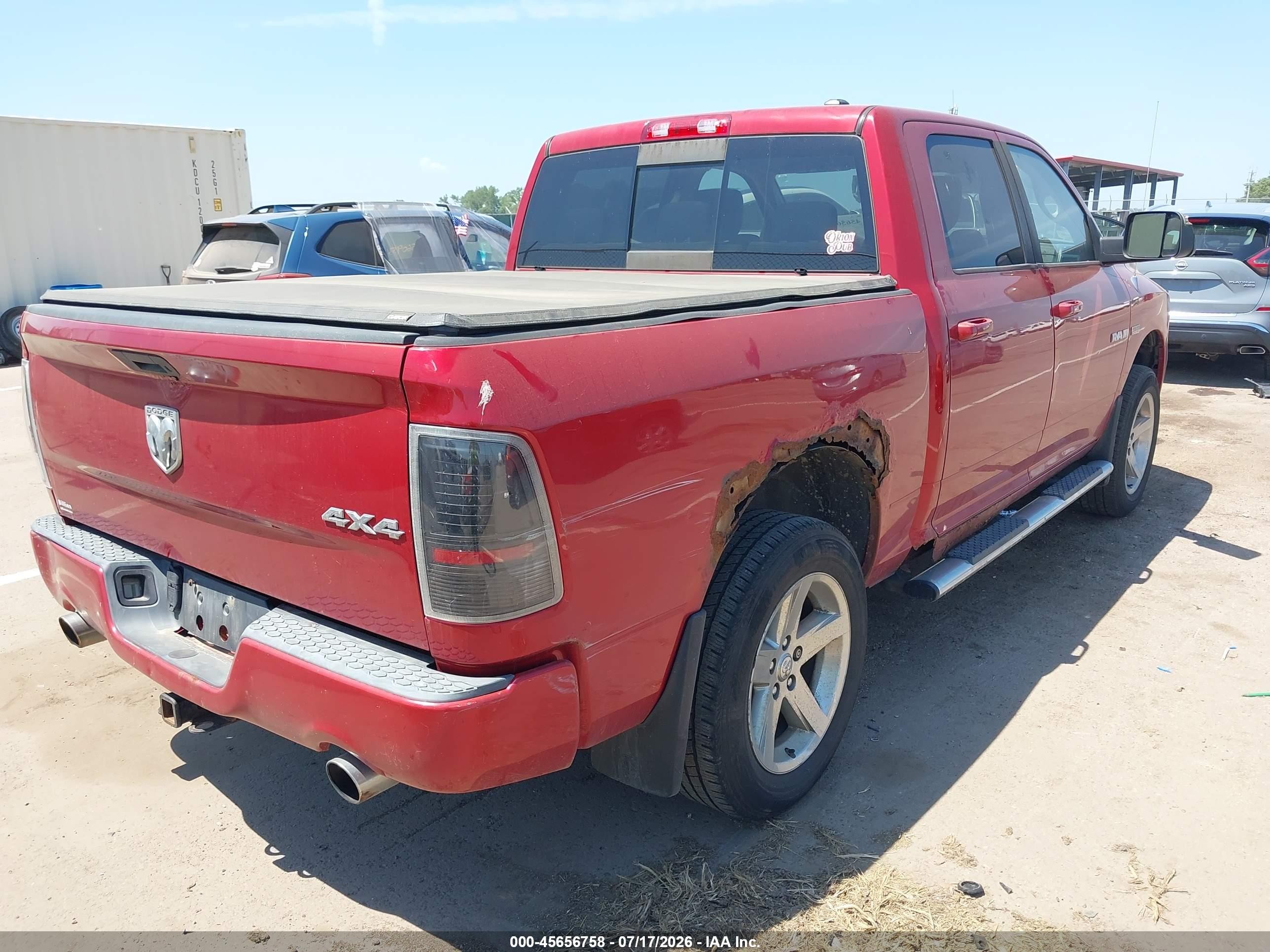 2009 Dodge Ram 1500 Slt/sport/trx Красный vin: 1D3HV13T39S764725