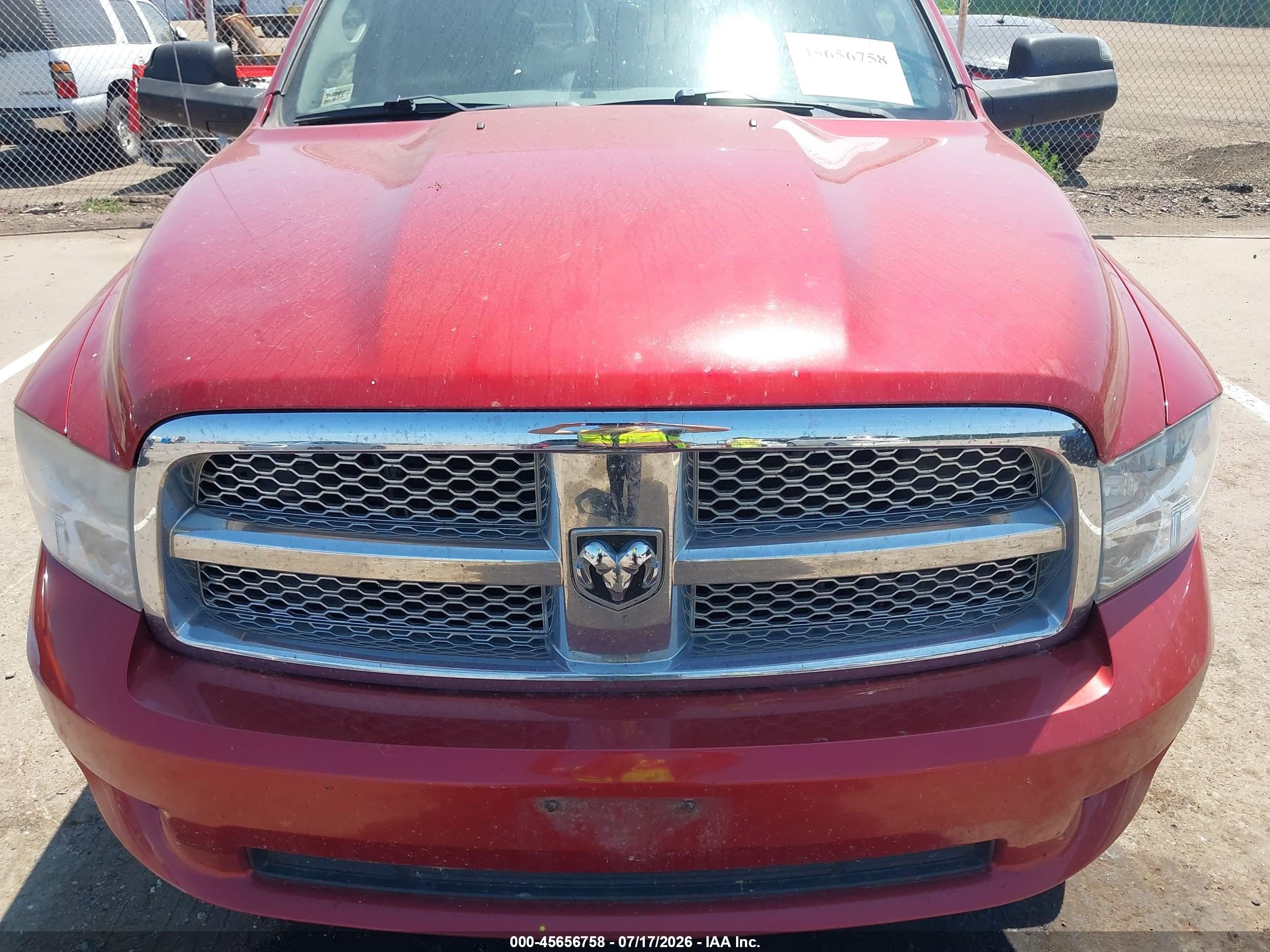 2009 Dodge Ram 1500 Slt/sport/trx Красный vin: 1D3HV13T39S764725