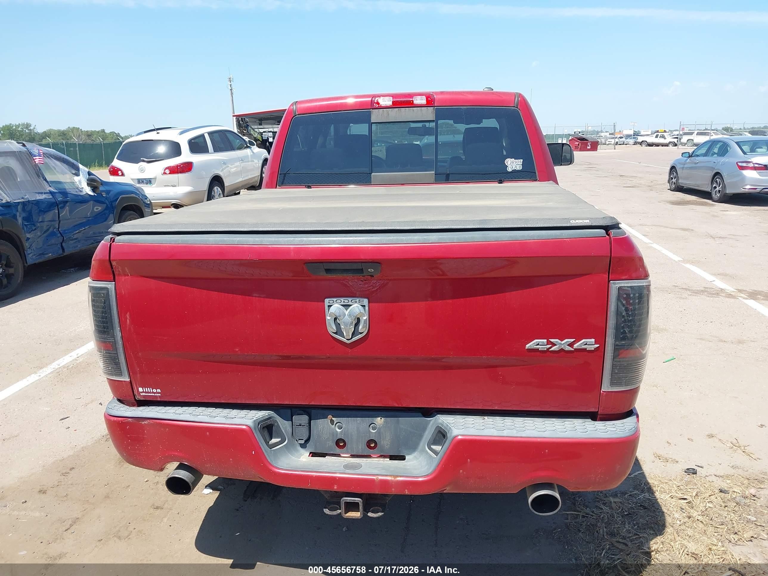 2009 Dodge Ram 1500 Slt/sport/trx Красный vin: 1D3HV13T39S764725