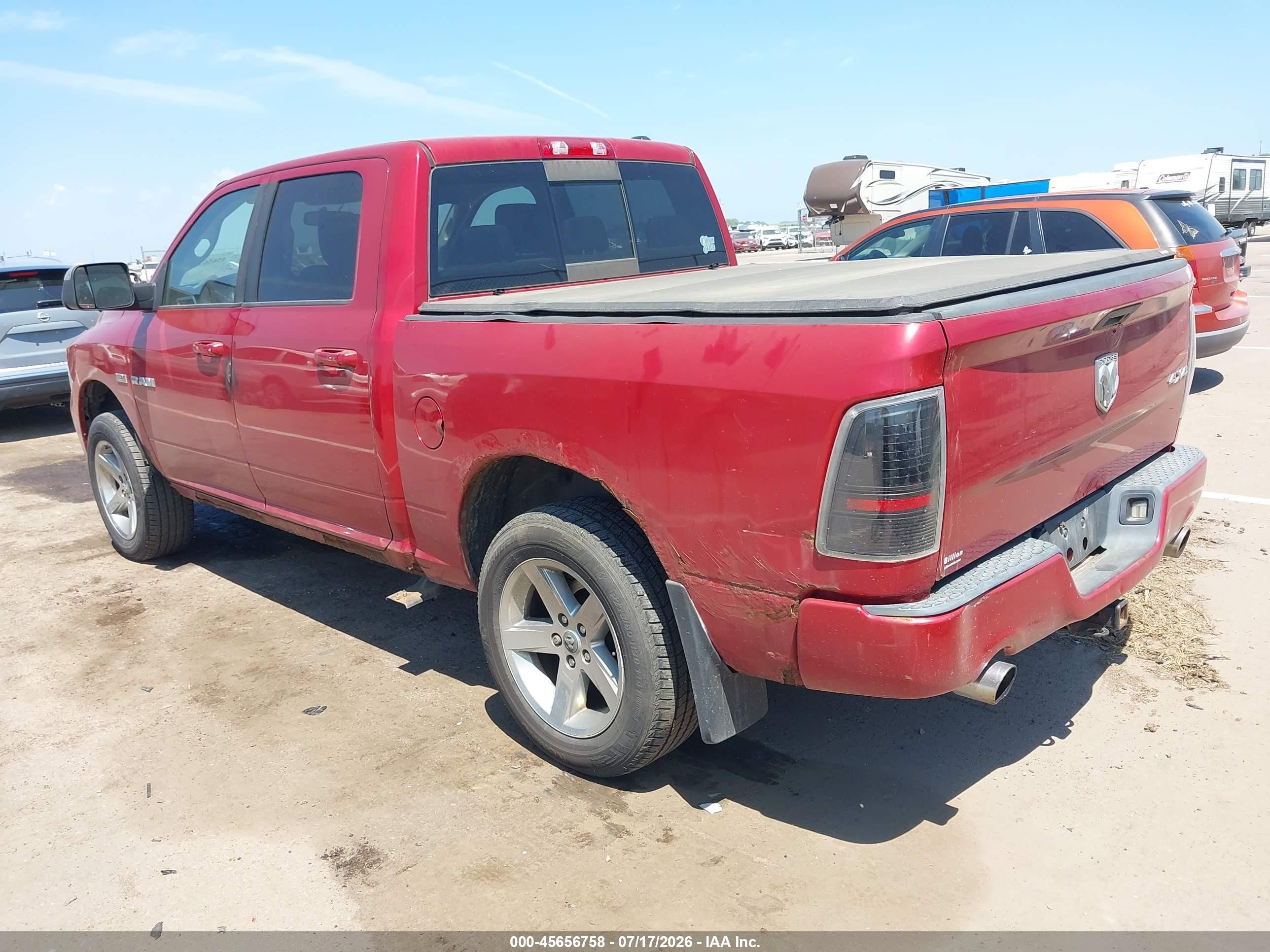 2009 Dodge Ram 1500 Slt/sport/trx Красный vin: 1D3HV13T39S764725