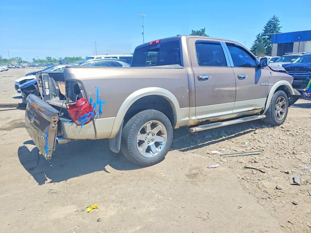 2009 Dodge Ram 1500 Tan vin: 1D3HV13T39S807976