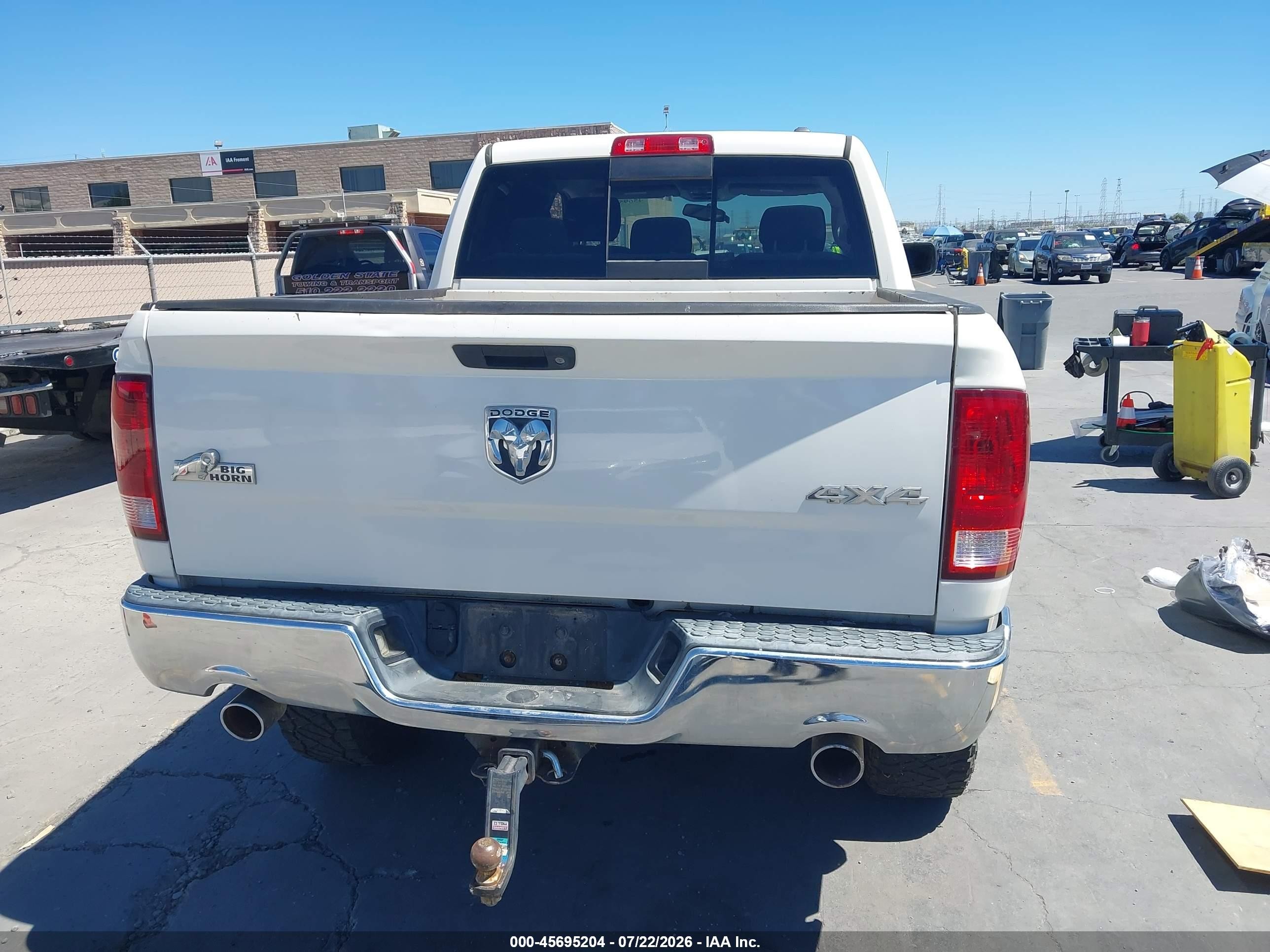 2009 Dodge Ram 1500 Slt/sport/trx White vin: 1D3HV13T49S775703