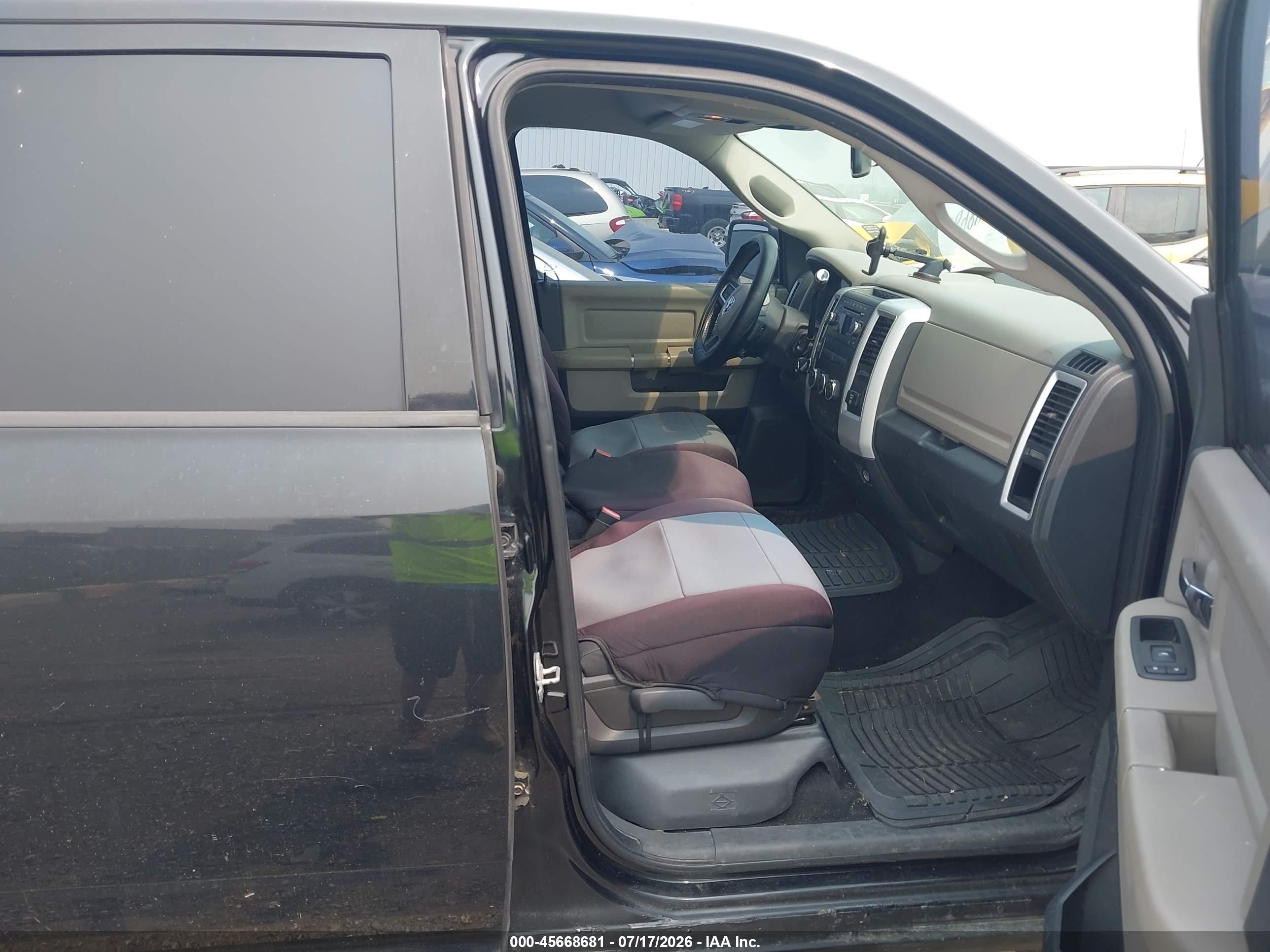2009 Dodge Ram 1500 Slt/sport/trx Черный vin: 1D3HV13T49S805721