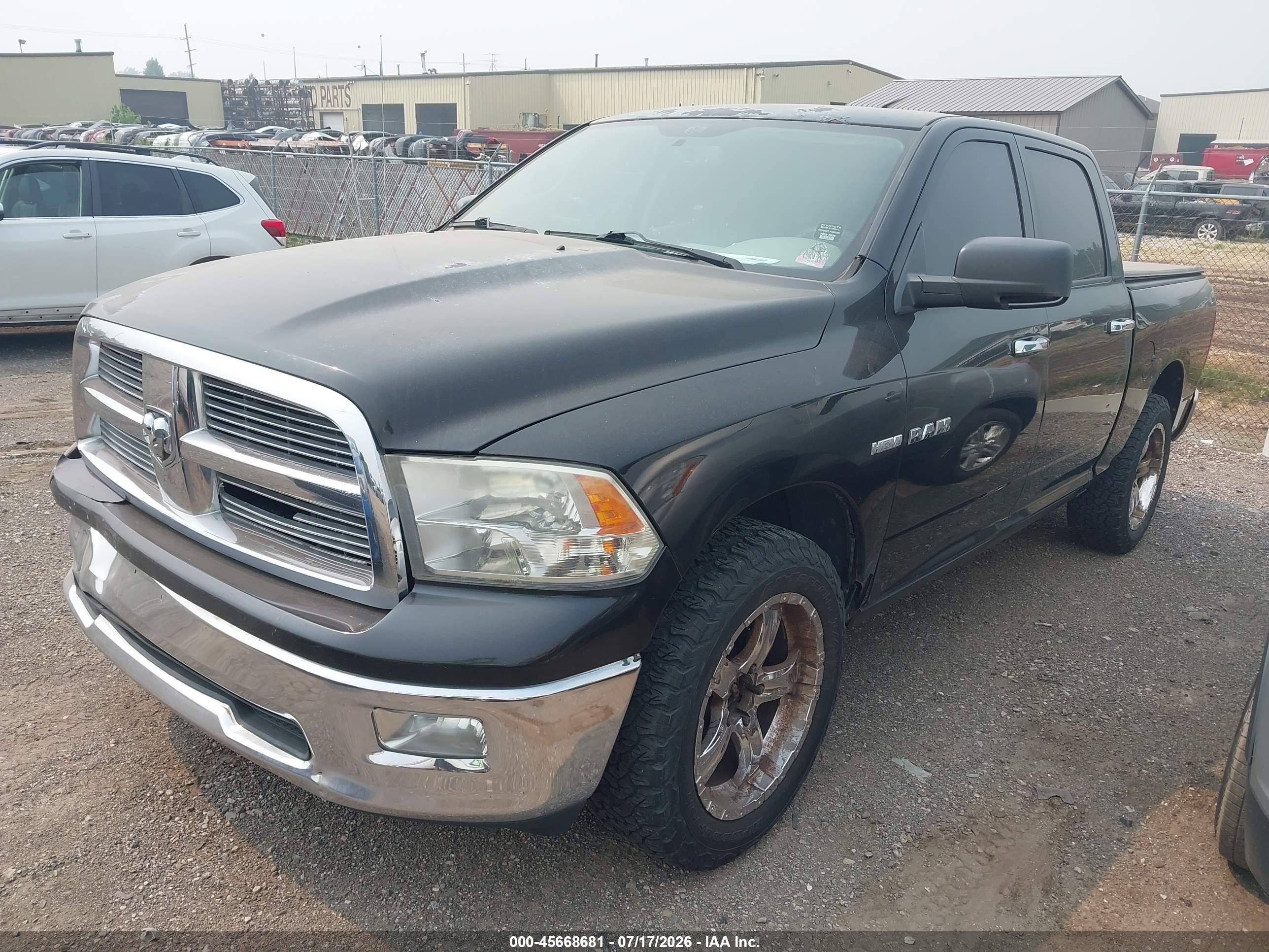 2009 Dodge Ram 1500 Slt/sport/trx Черный vin: 1D3HV13T49S805721