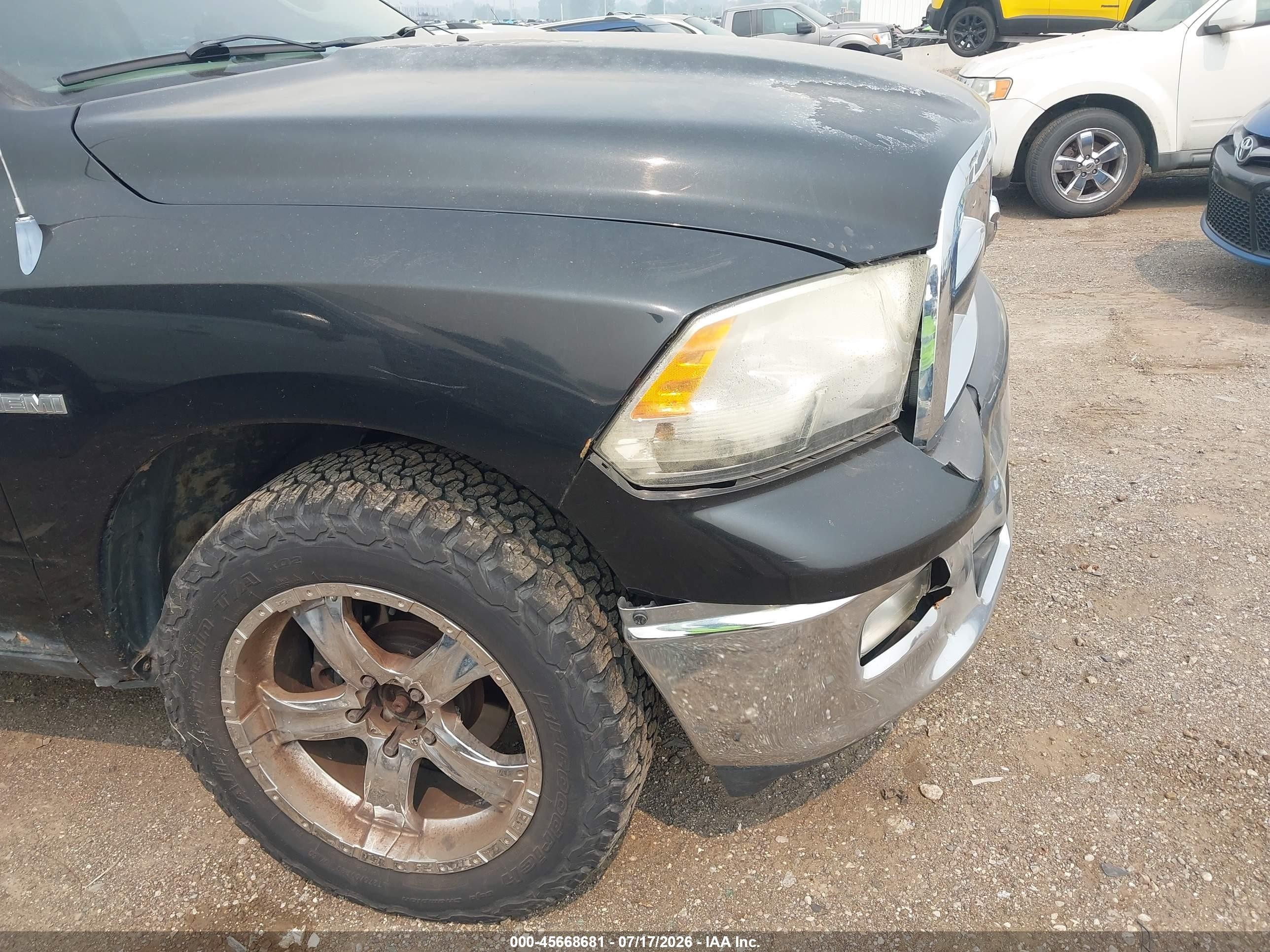 2009 Dodge Ram 1500 Slt/sport/trx Черный vin: 1D3HV13T49S805721