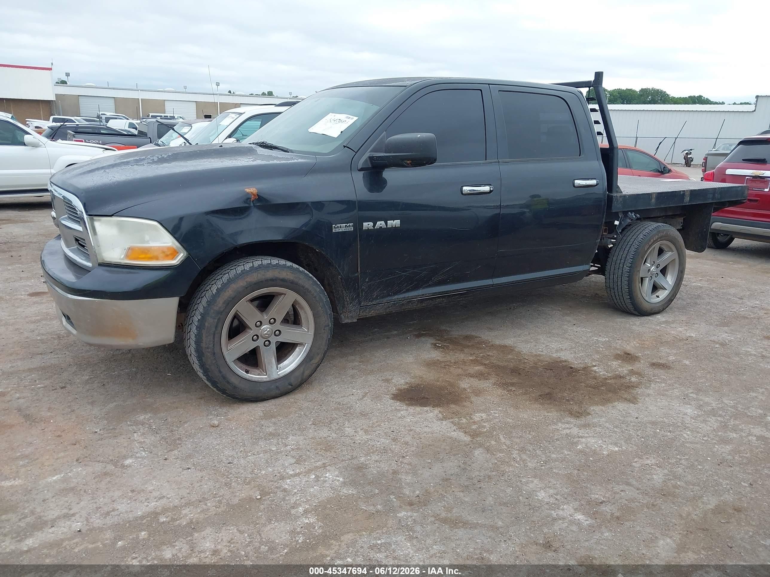 2009 Dodge Ram 1500 Slt/sport/trx Black vin: 1D3HV13T59S728048
