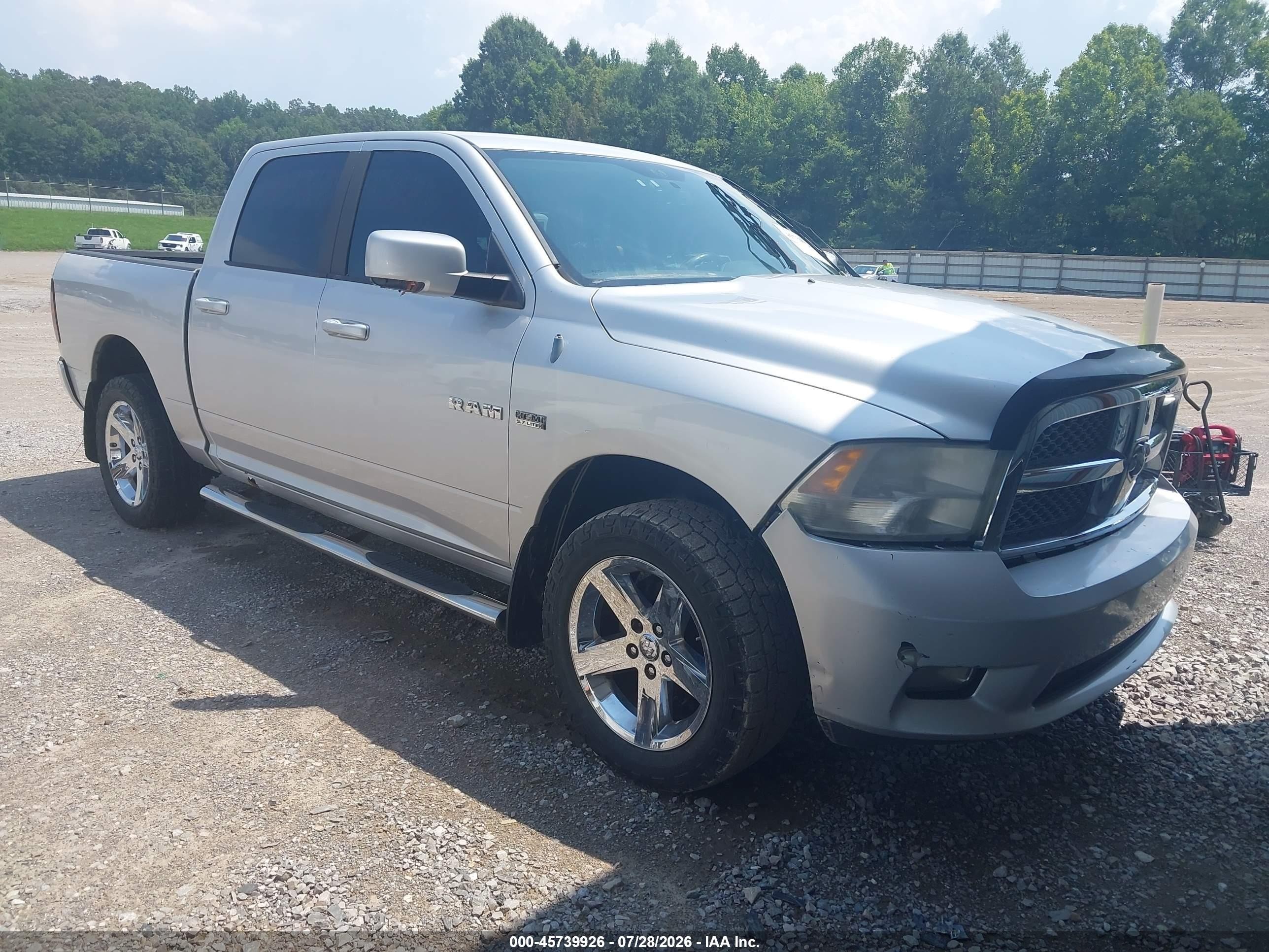 2009 Dodge Ram 1500 Slt/sport/trx Silver vin: 1D3HV13T59S741799
