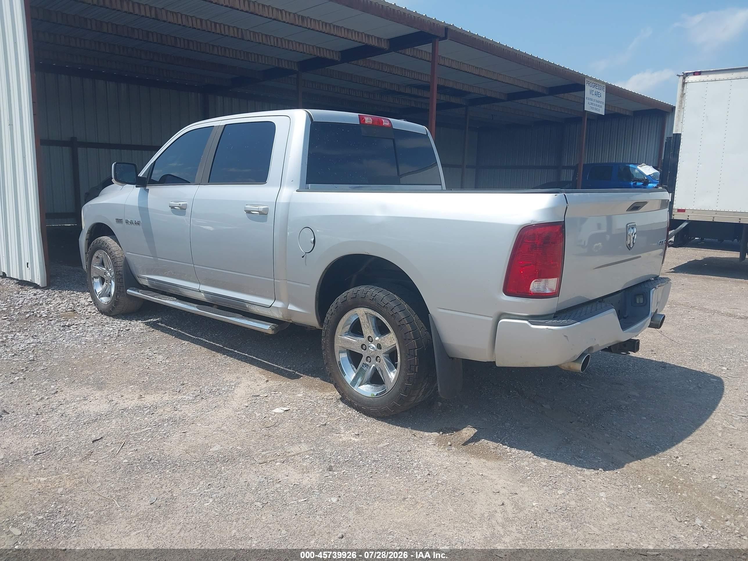 2009 Dodge Ram 1500 Slt/sport/trx Silver vin: 1D3HV13T59S741799