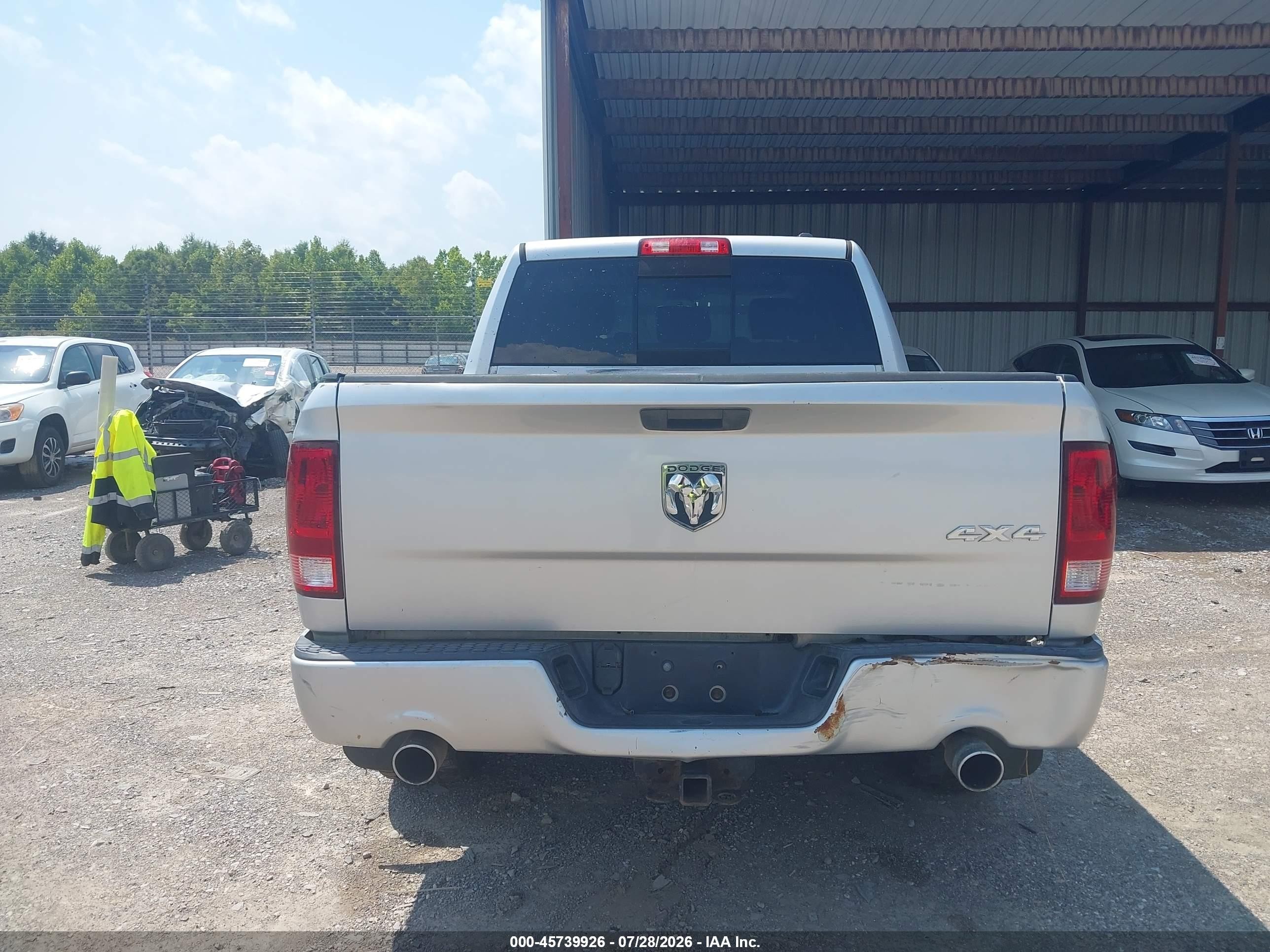 2009 Dodge Ram 1500 Slt/sport/trx Silver vin: 1D3HV13T59S741799