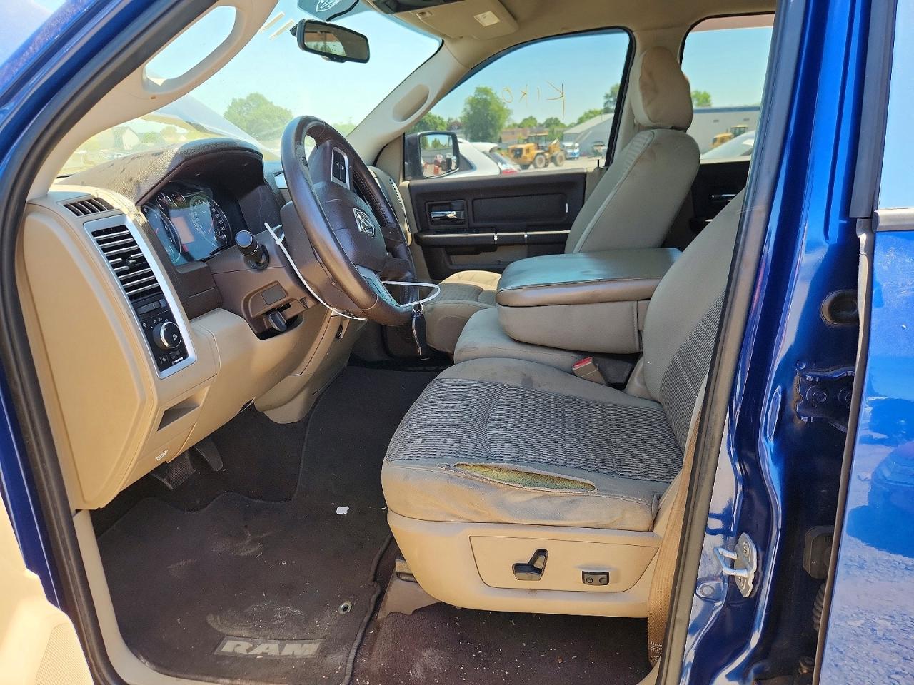 2009 Dodge Ram 1500 Blue vin: 1D3HV13T59S748834