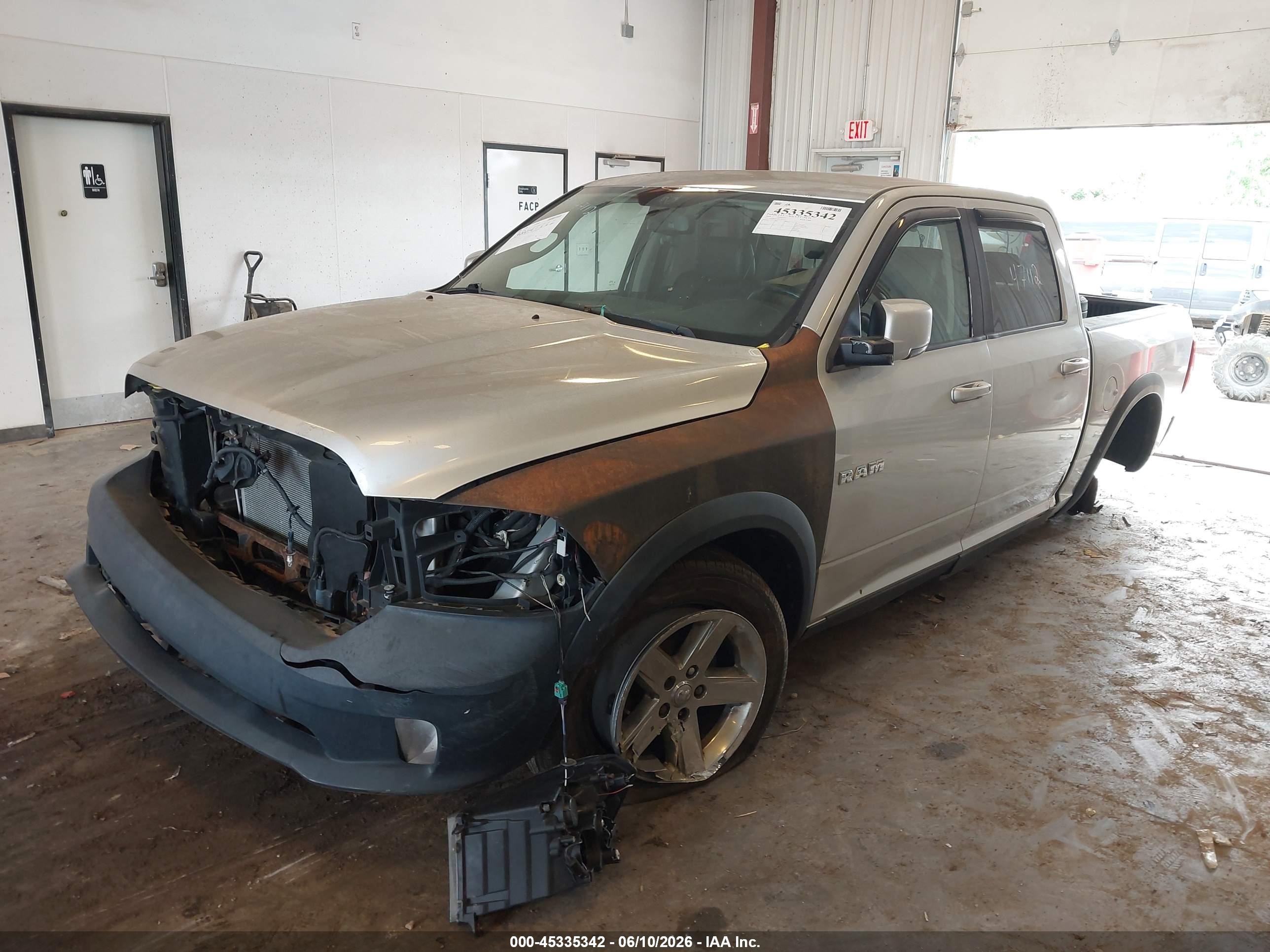 2009 Dodge Ram 1500 Slt/sport/trx Silver vin: 1D3HV13T59S787519