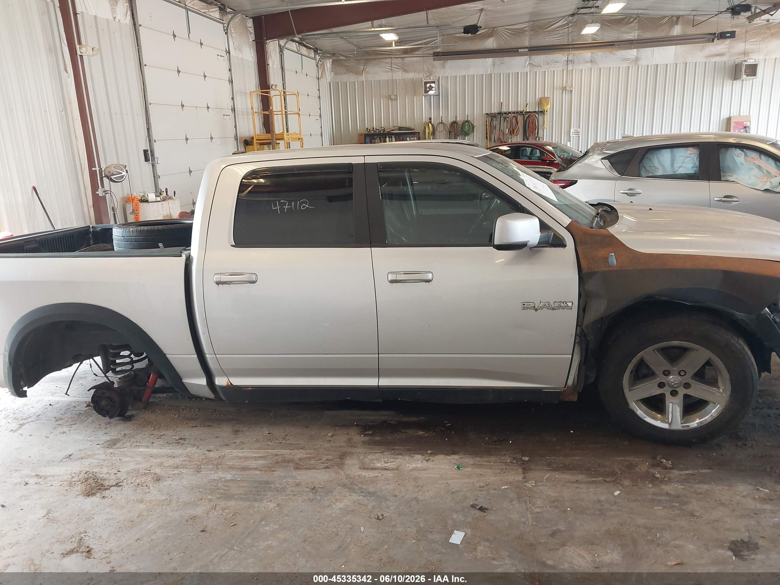 2009 Dodge Ram 1500 Slt/sport/trx Silver vin: 1D3HV13T59S787519