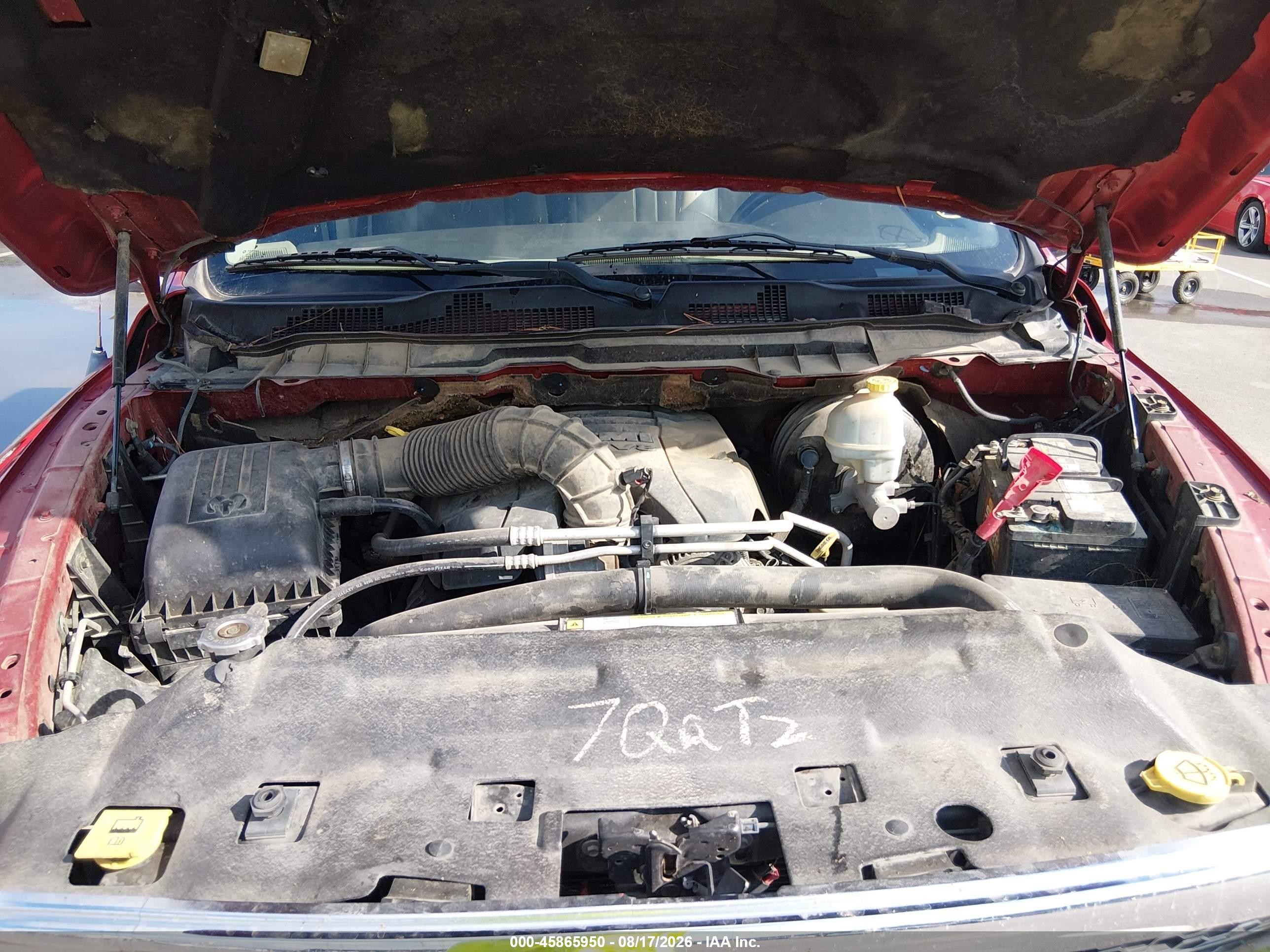 2009 Dodge Ram 1500 Laramie Красный vin: 1D3HV13T69J521139