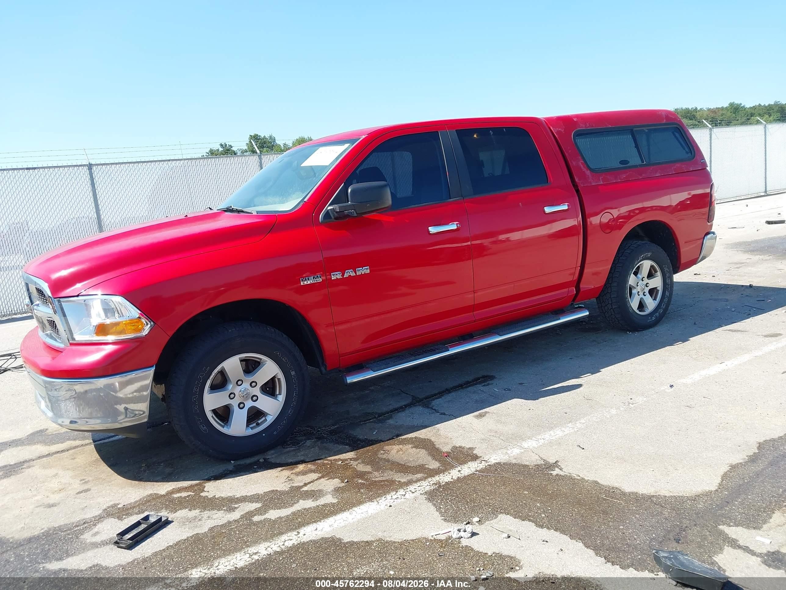 2009 Dodge Ram 1500 Slt/sport/trx Red vin: 1D3HV13T69J521965
