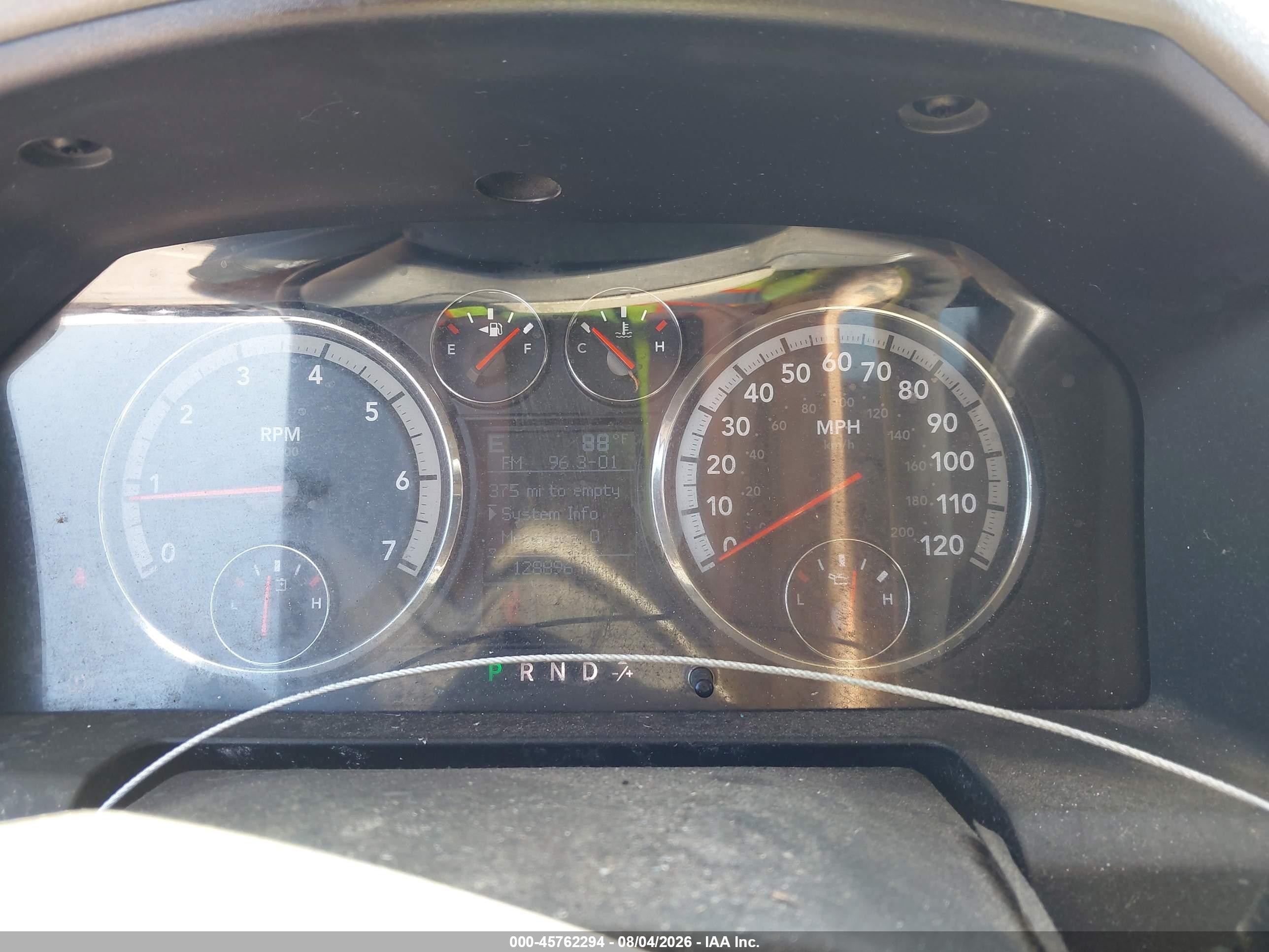 2009 Dodge Ram 1500 Slt/sport/trx Red vin: 1D3HV13T69J521965