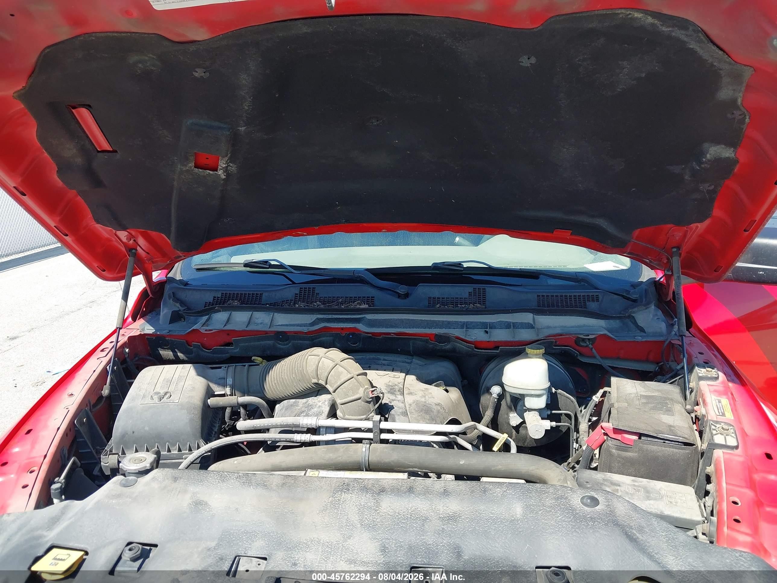 2009 Dodge Ram 1500 Slt/sport/trx Red vin: 1D3HV13T69J521965