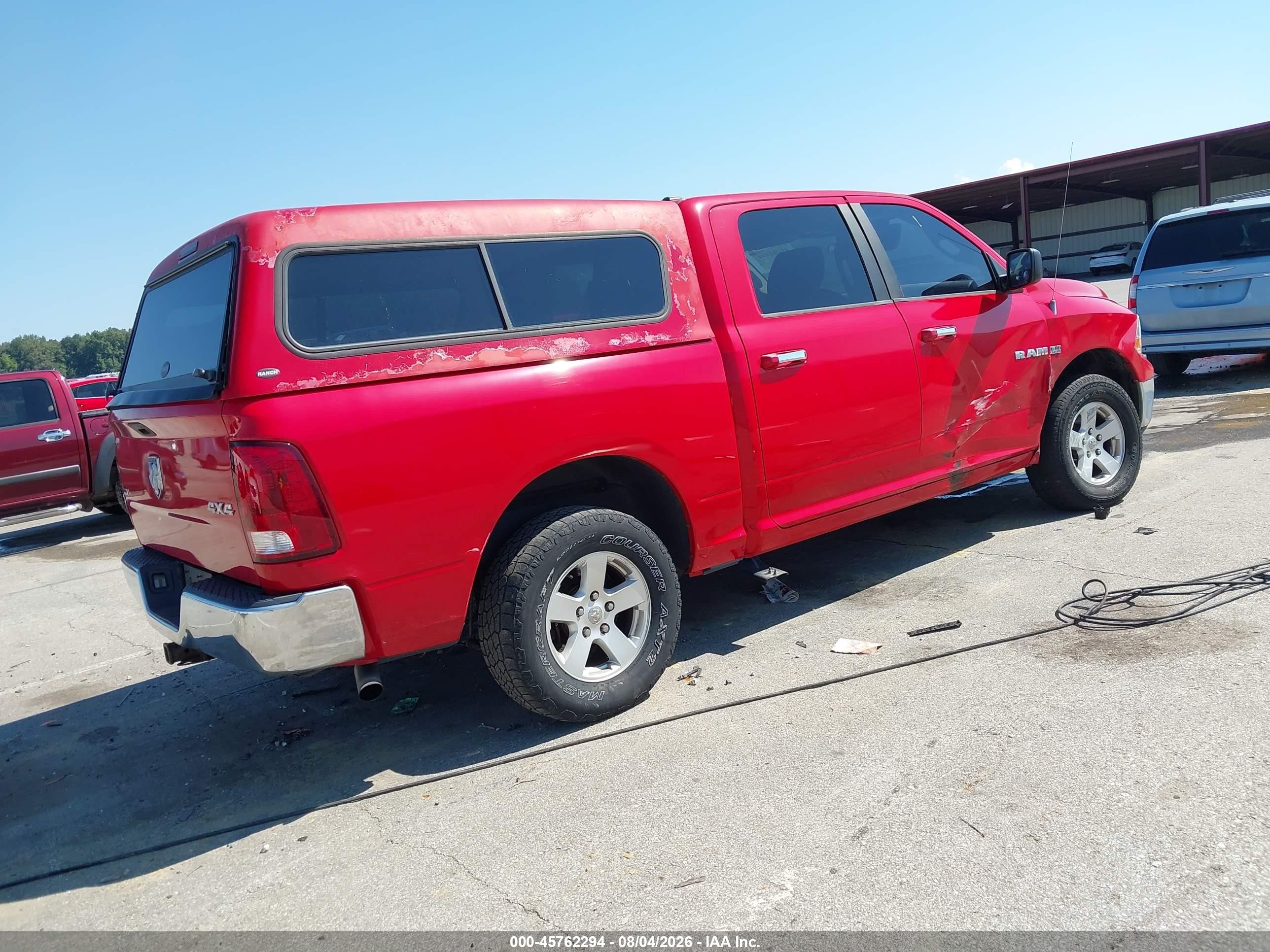 2009 Dodge Ram 1500 Slt/sport/trx Red vin: 1D3HV13T69J521965