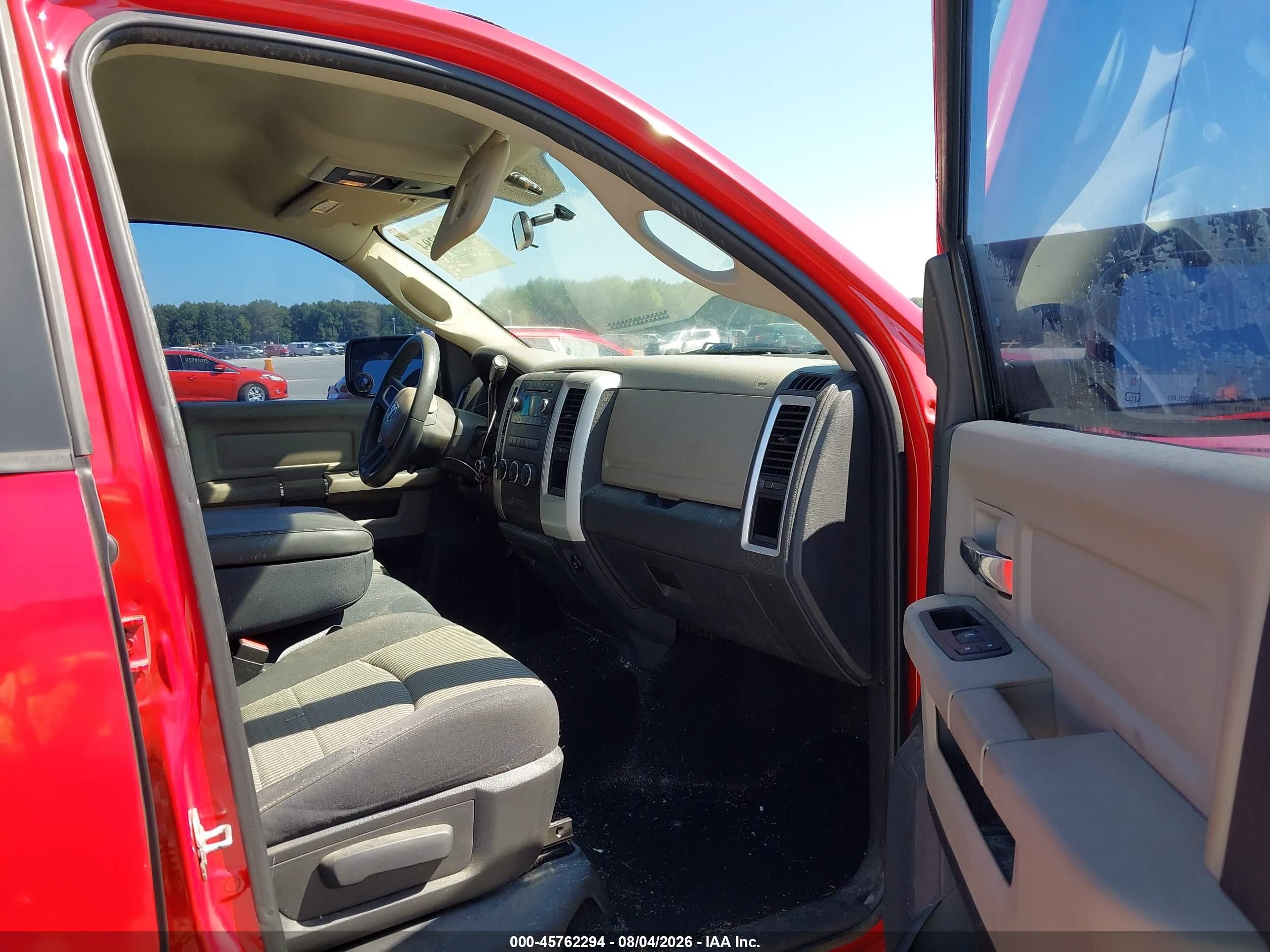 2009 Dodge Ram 1500 Slt/sport/trx Red vin: 1D3HV13T69J521965