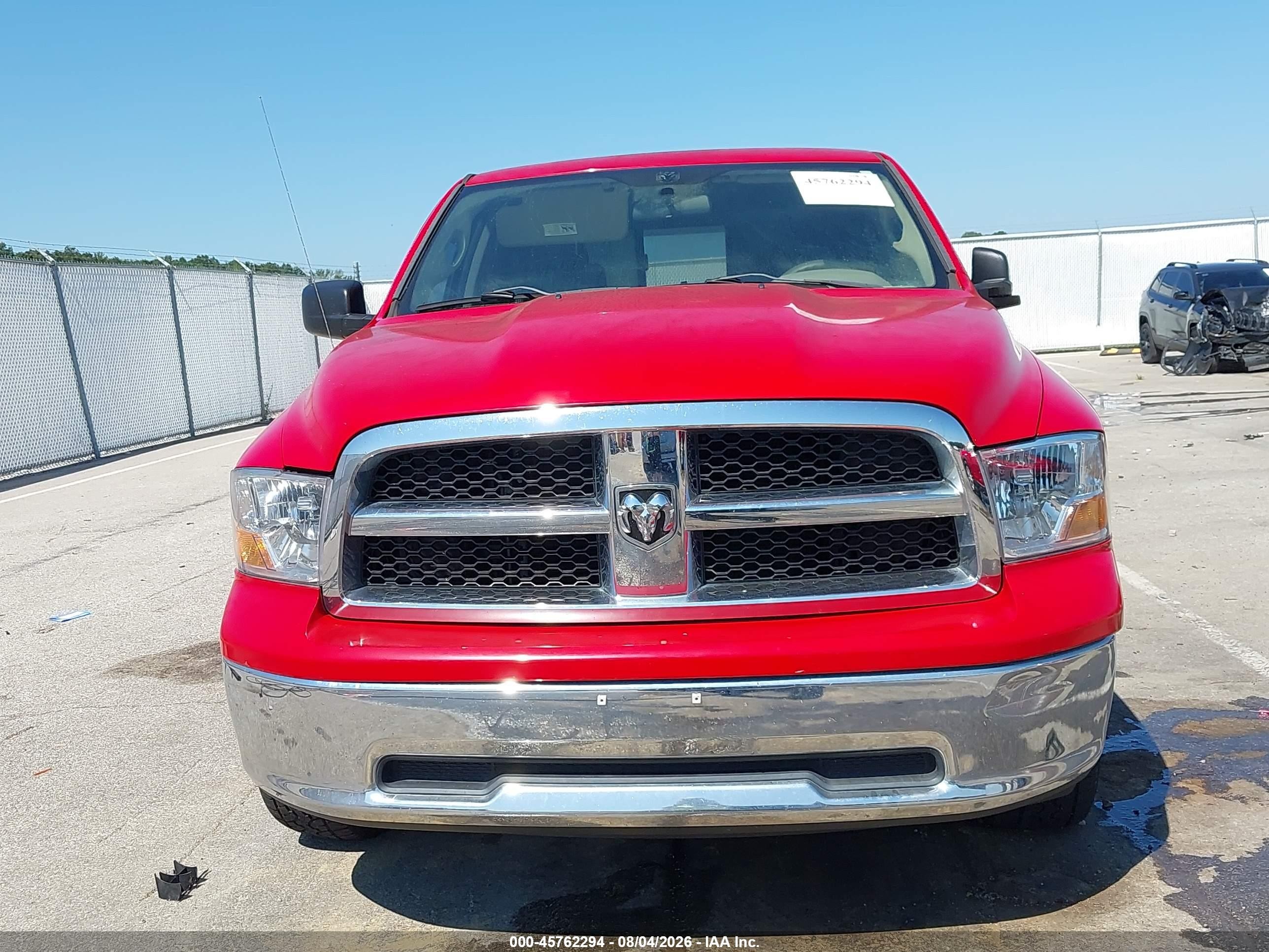 2009 Dodge Ram 1500 Slt/sport/trx Red vin: 1D3HV13T69J521965