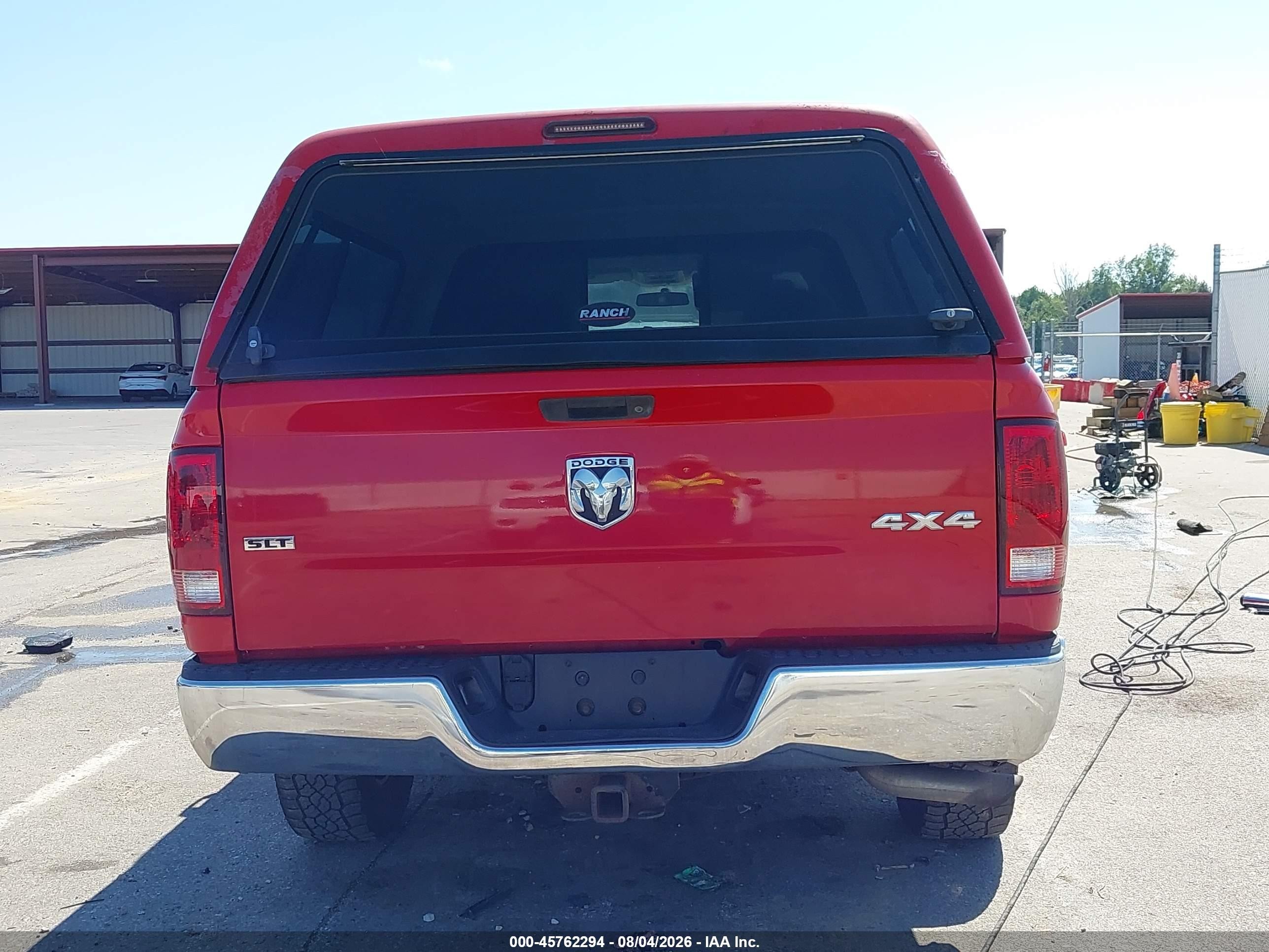 2009 Dodge Ram 1500 Slt/sport/trx Red vin: 1D3HV13T69J521965