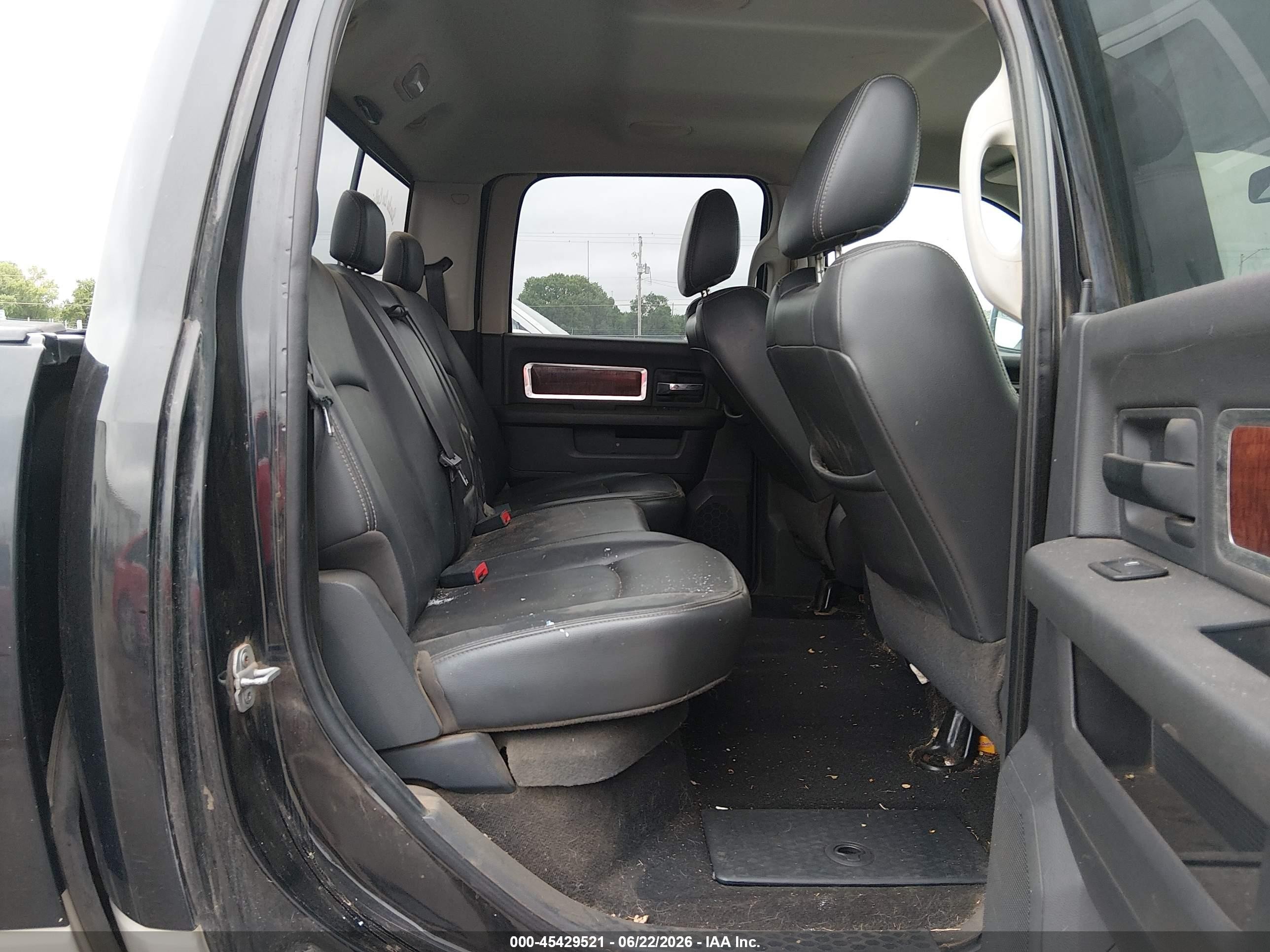 2009 Dodge Ram 1500 Laramie Black vin: 1D3HV13T79J528701