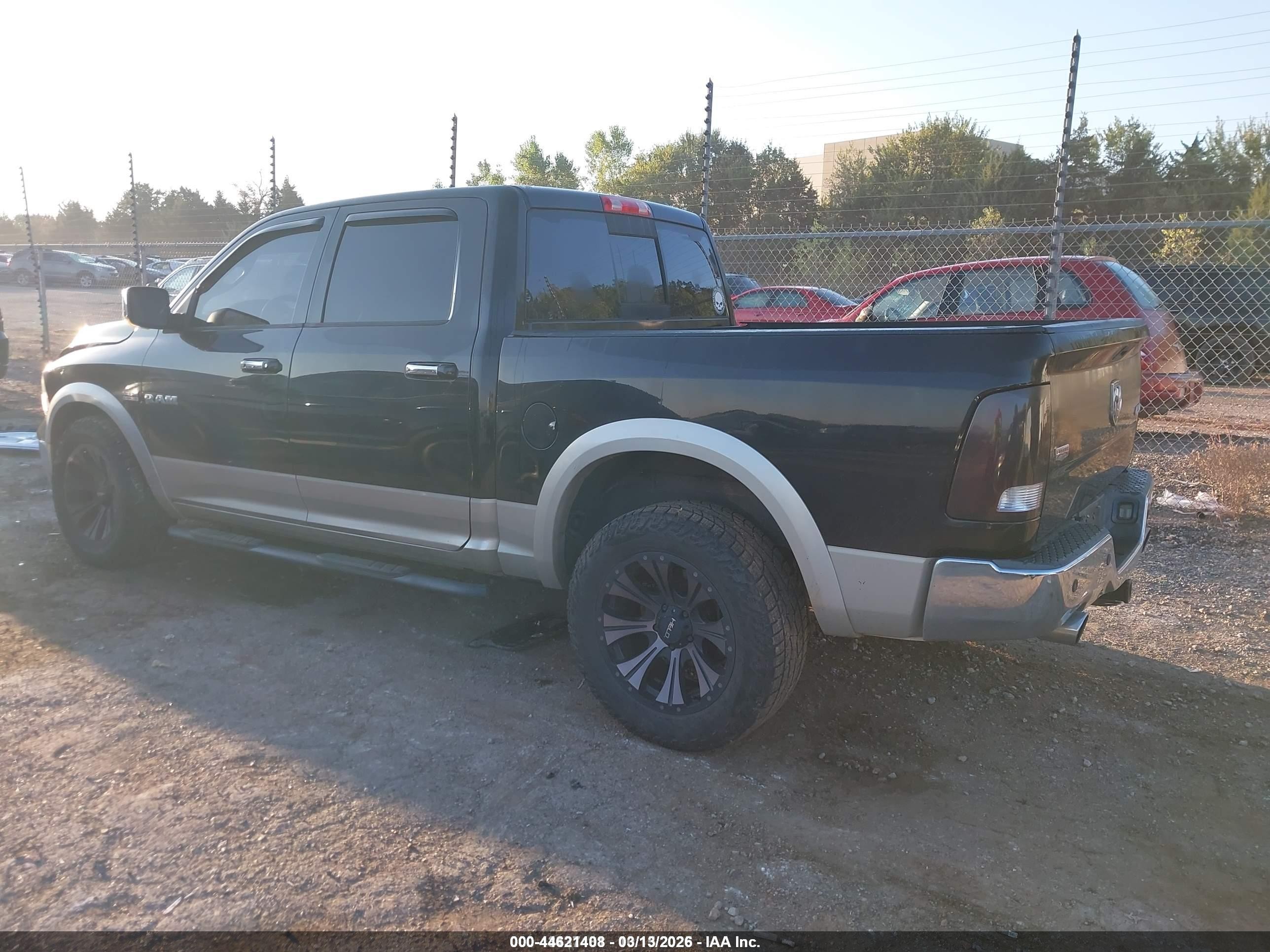 2009 Dodge Ram 1500 Laramie Black vin: 1D3HV13T89S705637
