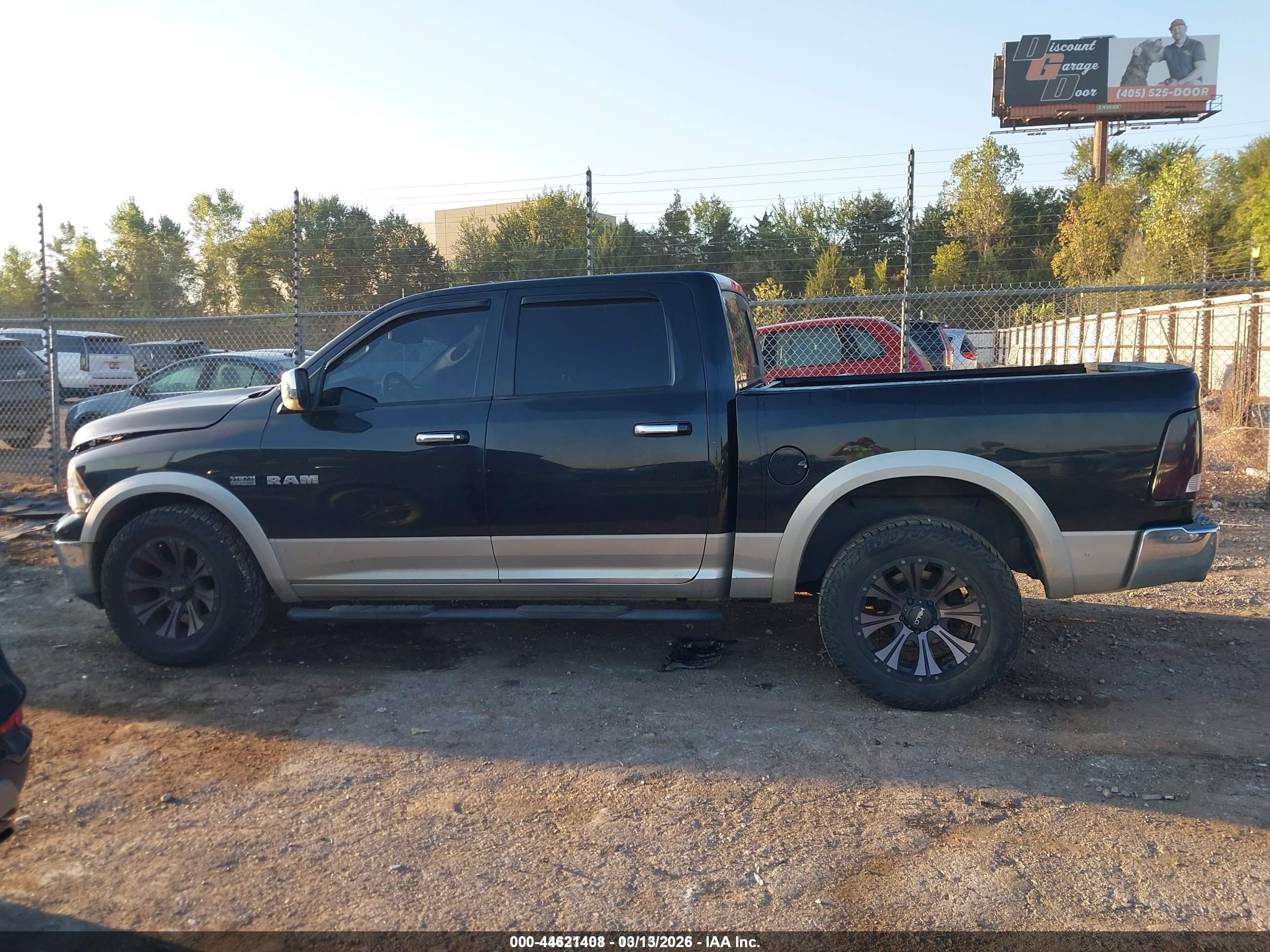 2009 Dodge Ram 1500 Laramie Black vin: 1D3HV13T89S705637