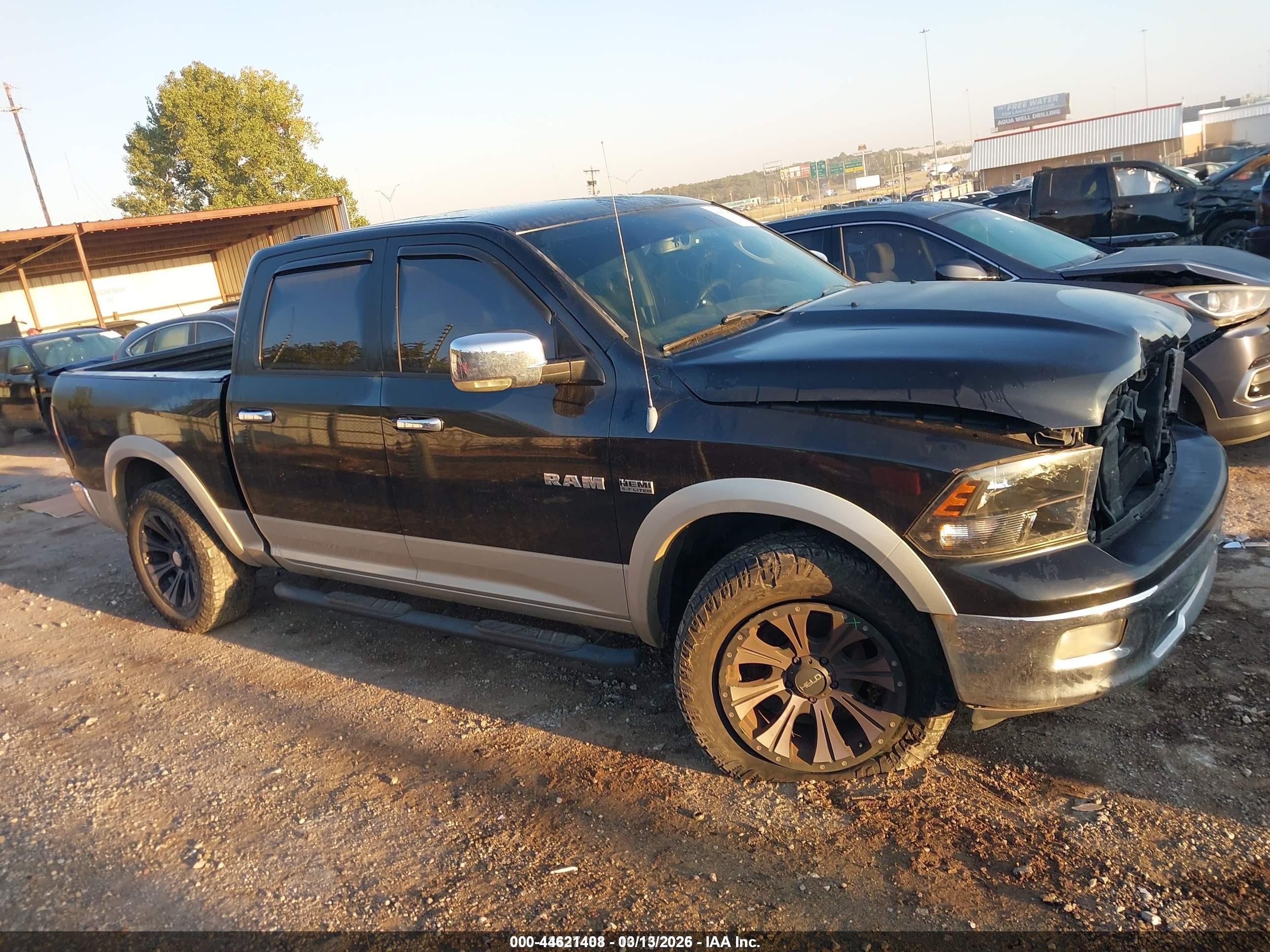 2009 Dodge Ram 1500 Laramie Black vin: 1D3HV13T89S705637