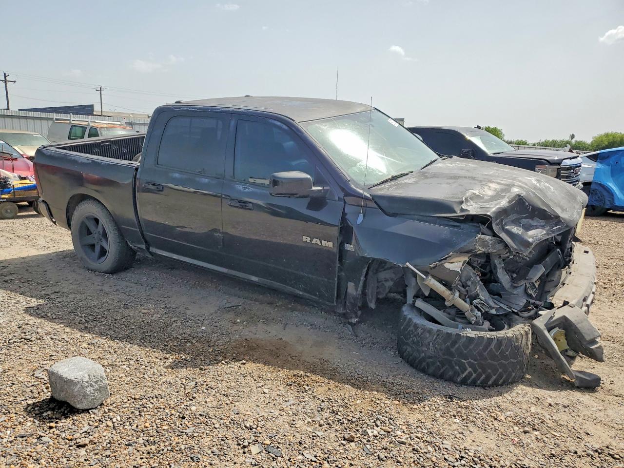 2009 Dodge Ram 1500 Black vin: 1D3HV13T89S706562