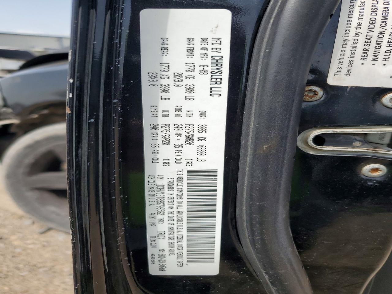 2009 Dodge Ram 1500 Black vin: 1D3HV13T89S706562