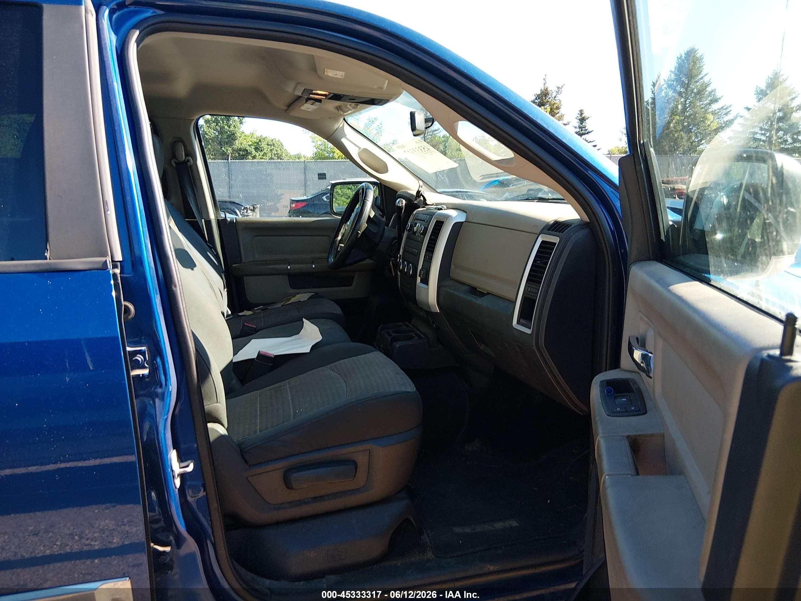 2009 Dodge Ram 1500 Slt/sport/trx Blue vin: 1D3HV13T89S707159