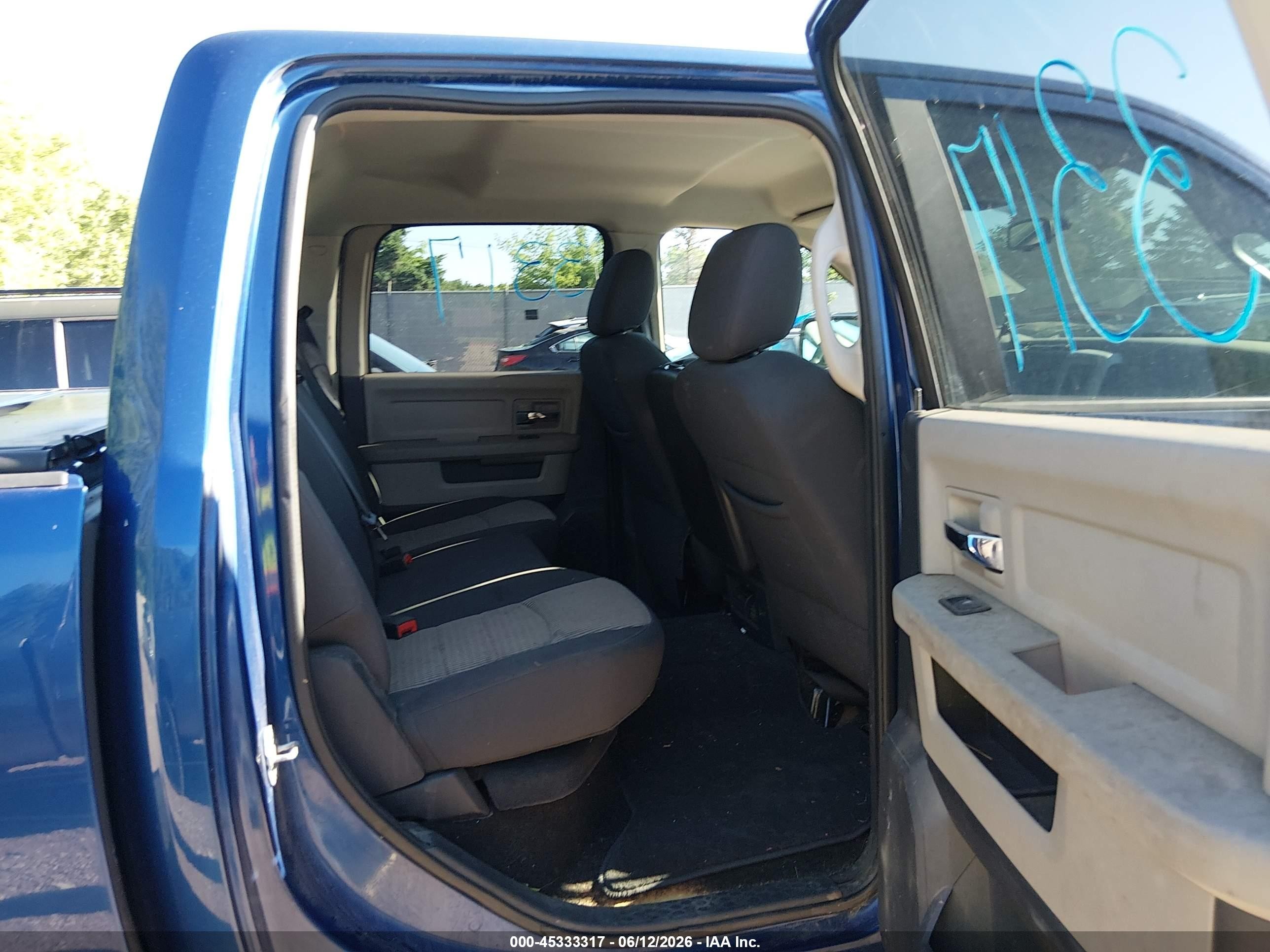 2009 Dodge Ram 1500 Slt/sport/trx Blue vin: 1D3HV13T89S707159