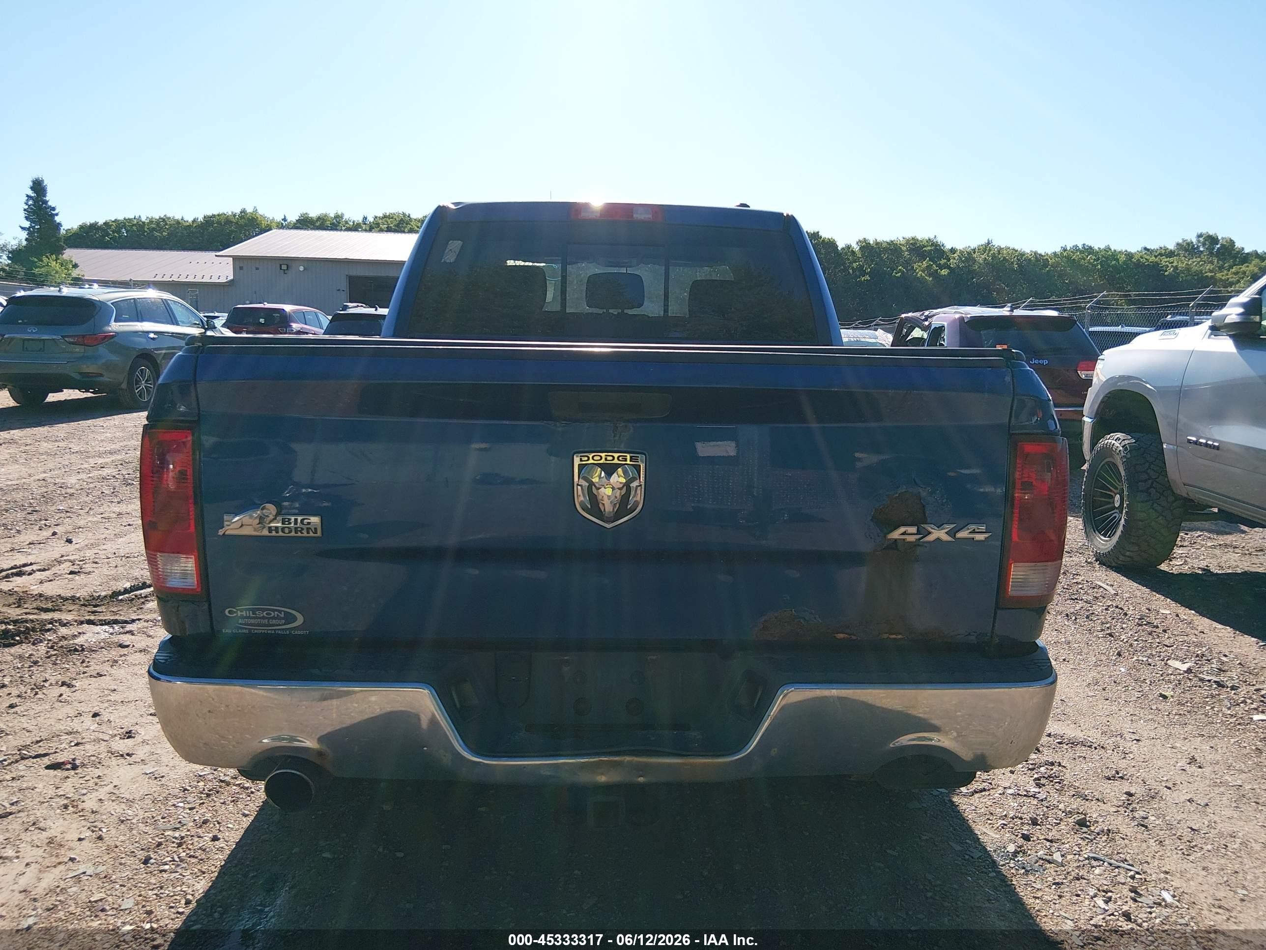 2009 Dodge Ram 1500 Slt/sport/trx Blue vin: 1D3HV13T89S707159