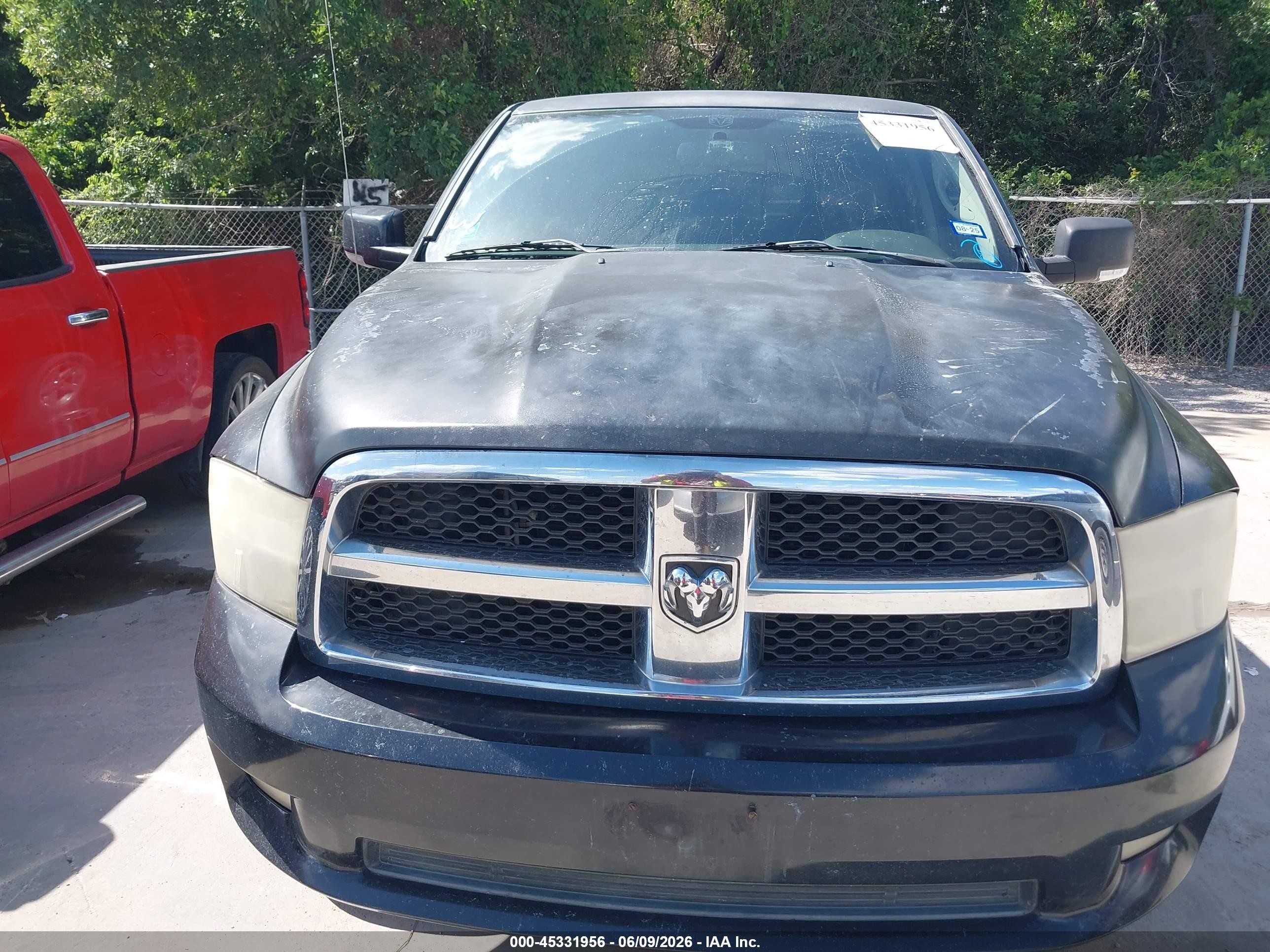 2009 Dodge Ram 1500 Slt/sport/trx Black vin: 1D3HV13T89S720963