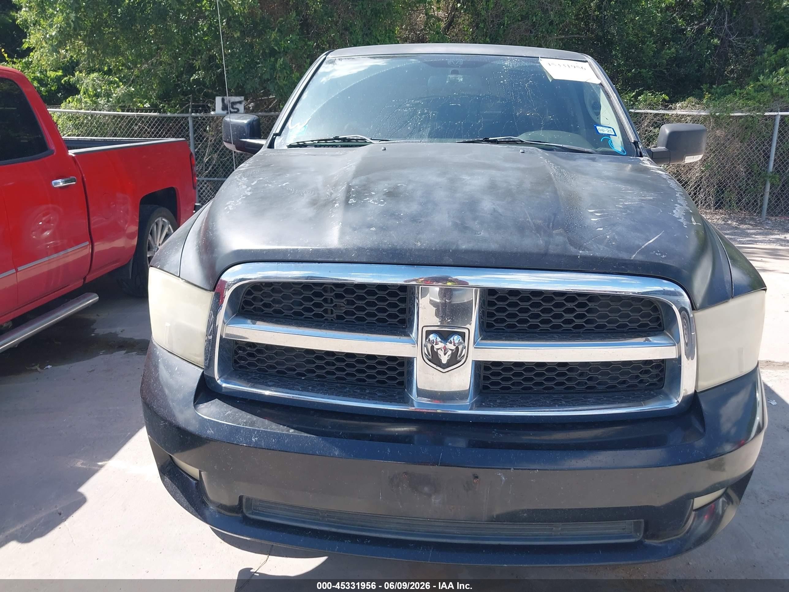 2009 Dodge Ram 1500 Slt/sport/trx Black vin: 1D3HV13T89S720963