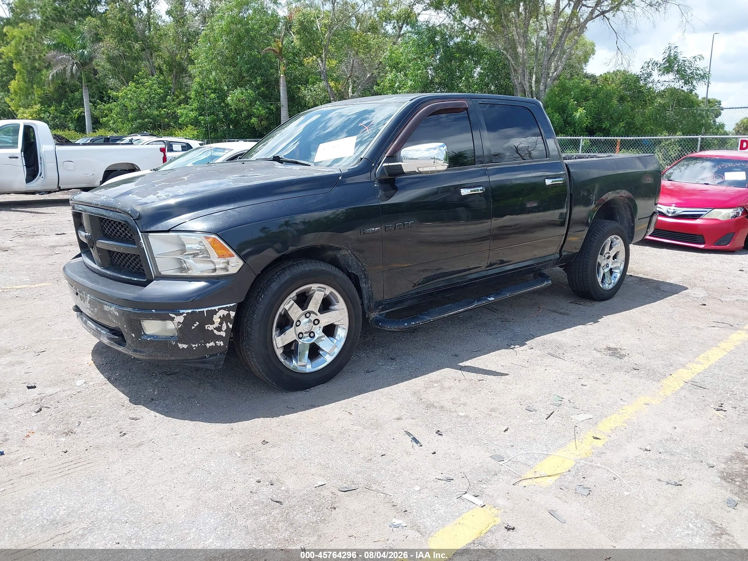2009 Dodge Ram 1500 Laramie Черный vin: 1D3HV13T89S788177