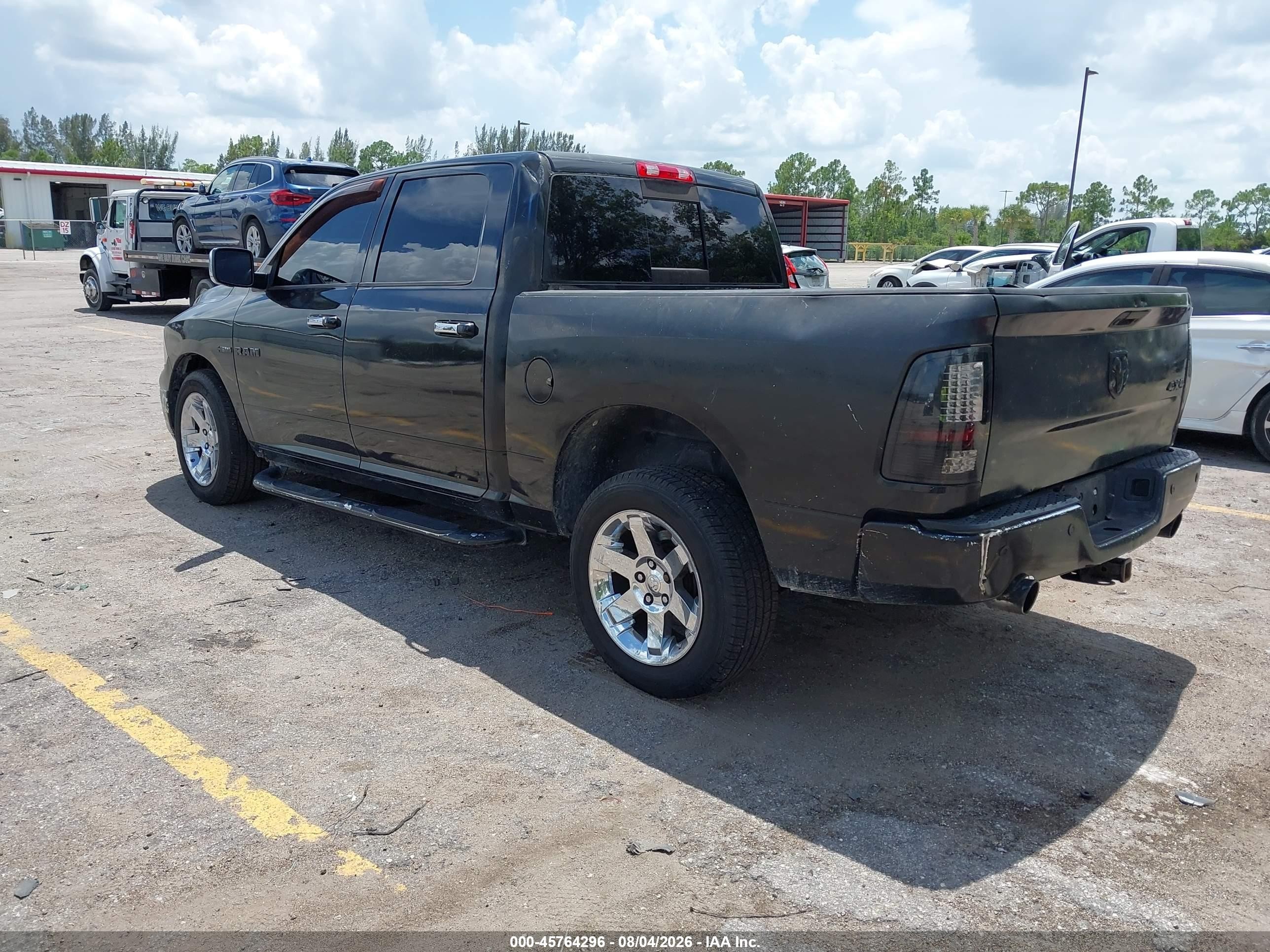 2009 Dodge Ram 1500 Laramie Черный vin: 1D3HV13T89S788177