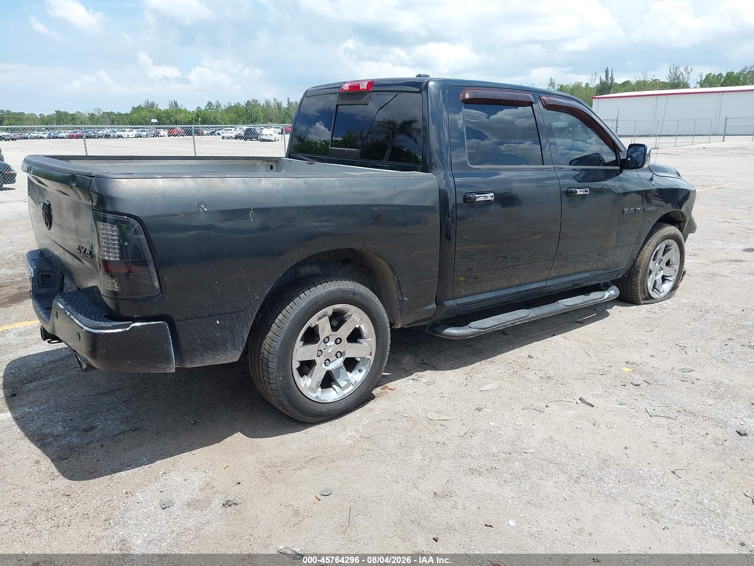 2009 Dodge Ram 1500 Laramie Черный vin: 1D3HV13T89S788177