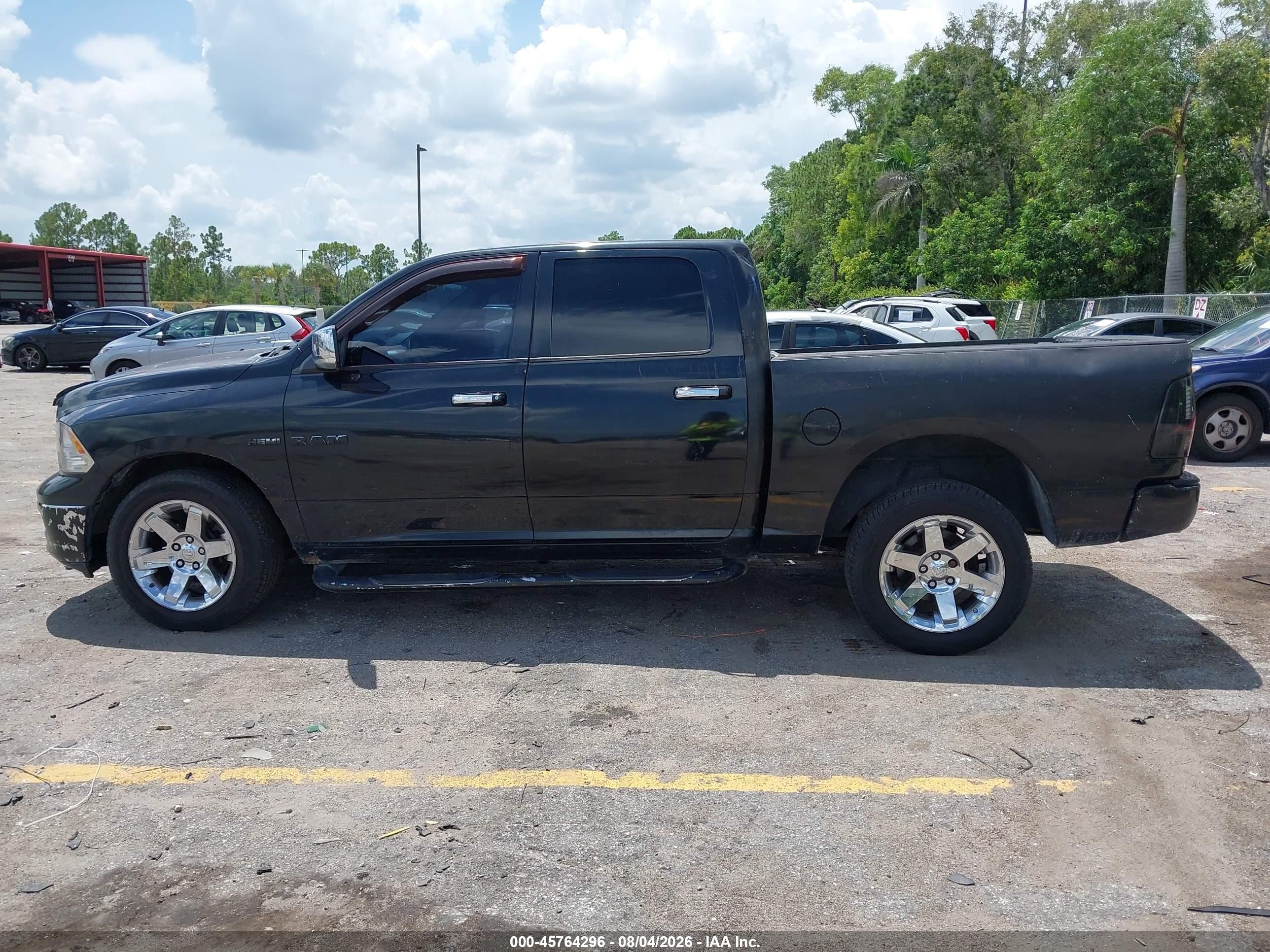 2009 Dodge Ram 1500 Laramie Черный vin: 1D3HV13T89S788177