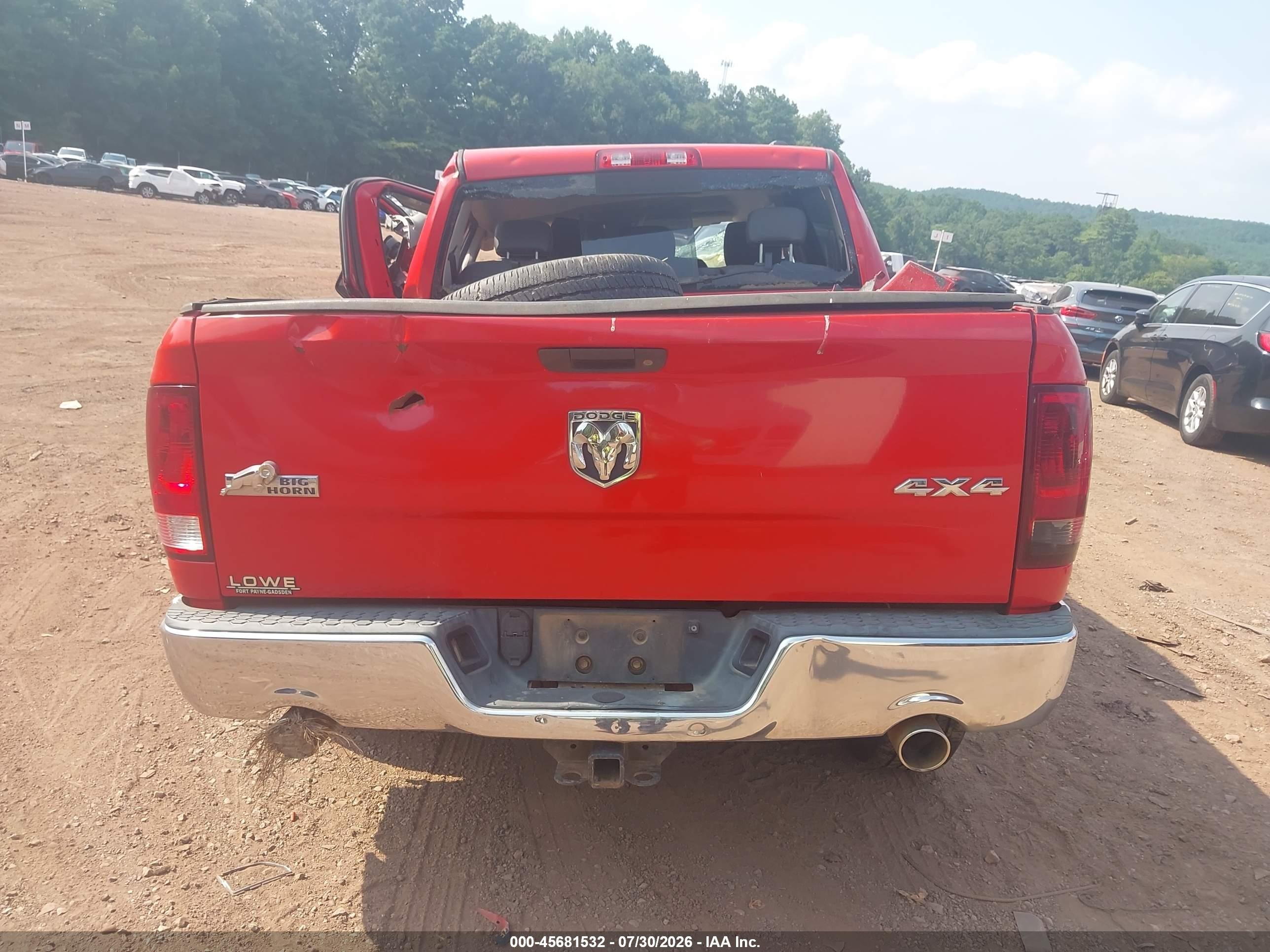 2009 Dodge Ram 1500 Slt/sport/trx Красный vin: 1D3HV13T99J512774