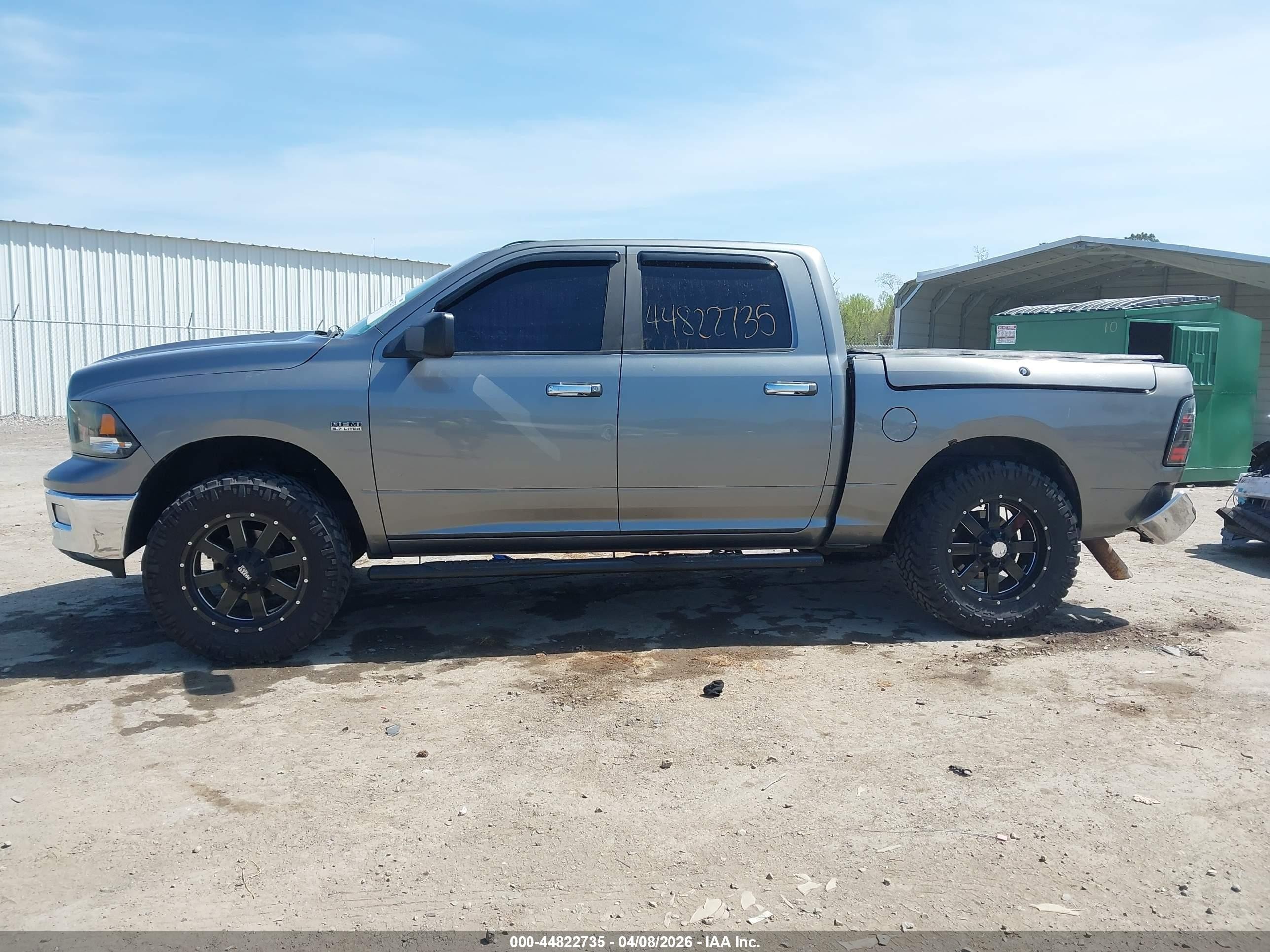 2009 Dodge Ram 1500 Slt/sport/trx Gray vin: 1D3HV13T99J523418