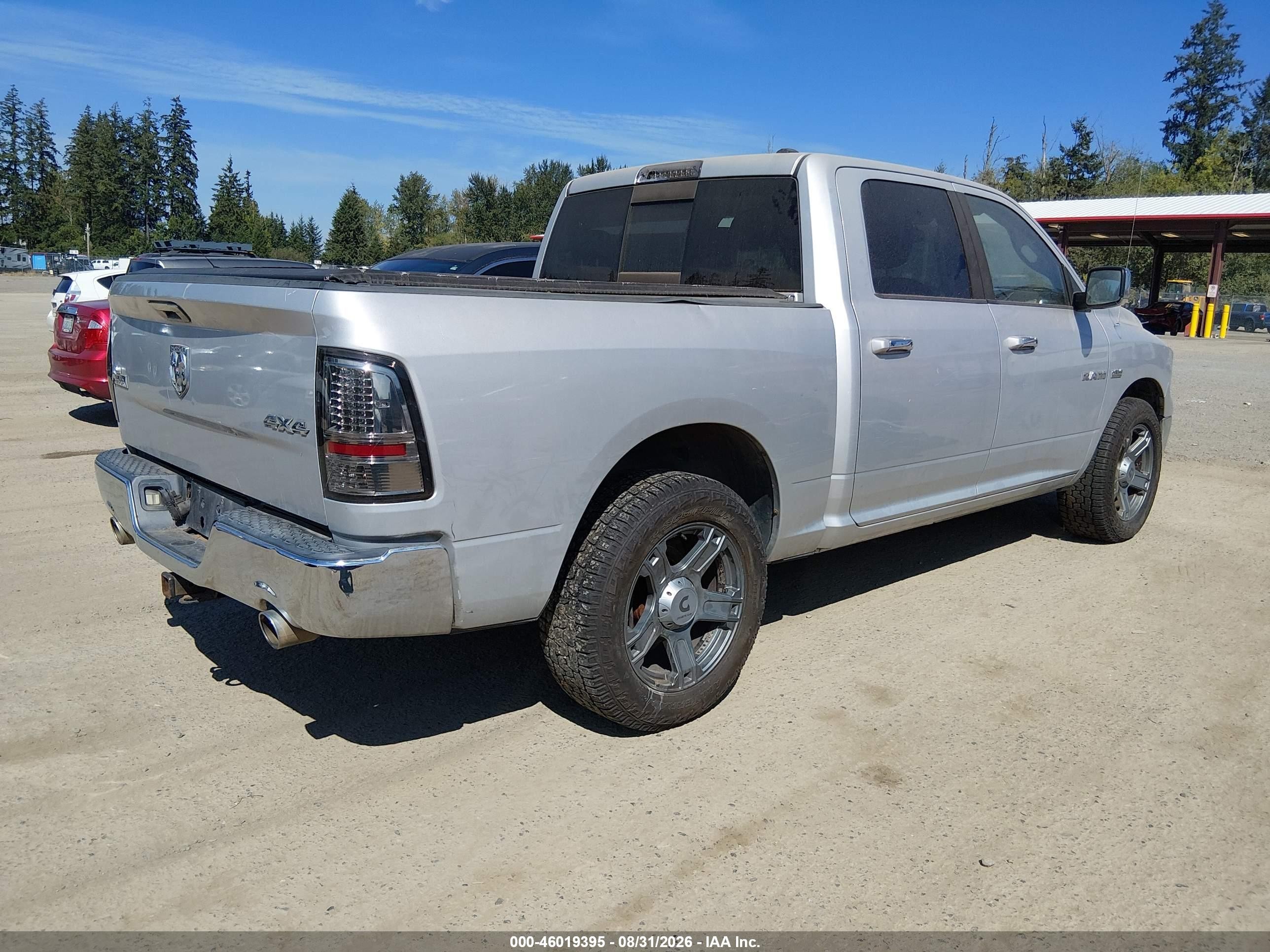 2009 Dodge Ram 1500 Slt/sport/trx Silver vin: 1D3HV13T99S711558