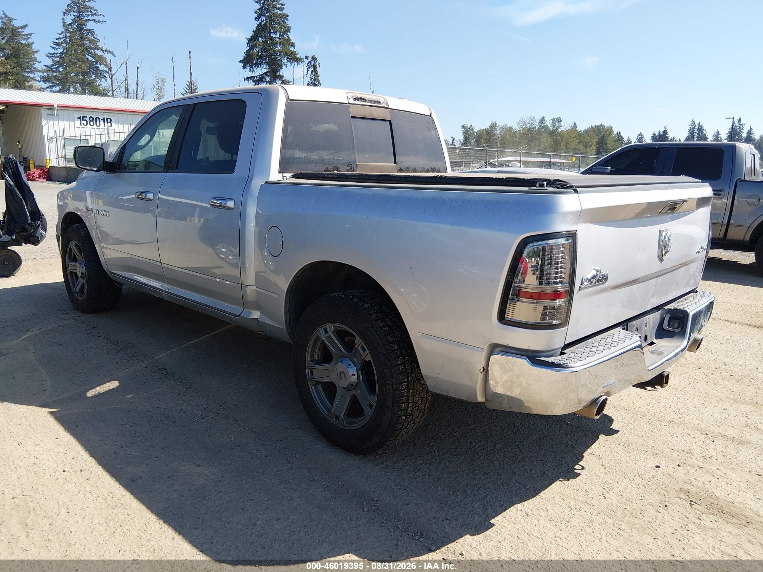 2009 Dodge Ram 1500 Slt/sport/trx Silver vin: 1D3HV13T99S711558