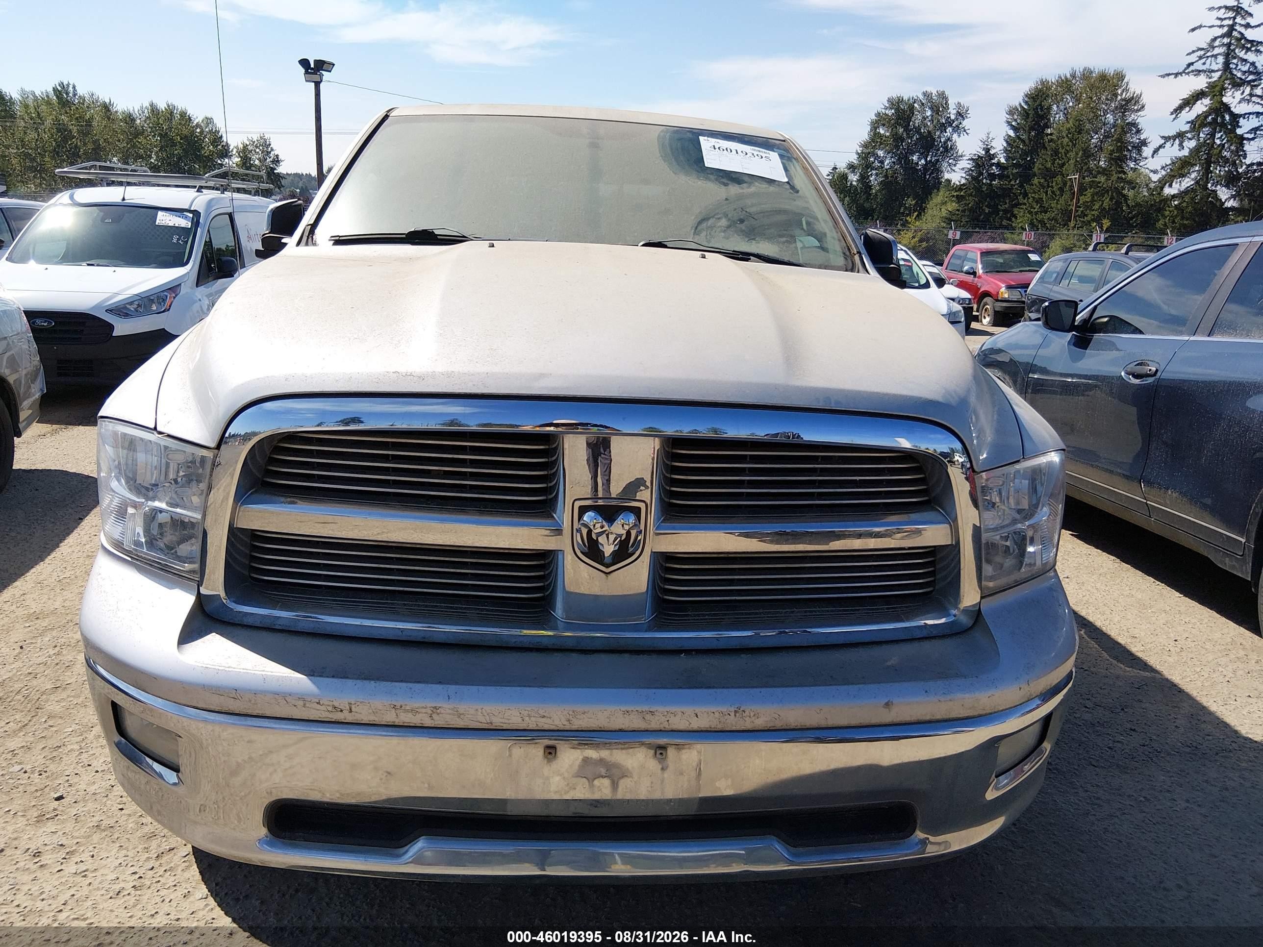 2009 Dodge Ram 1500 Slt/sport/trx Silver vin: 1D3HV13T99S711558