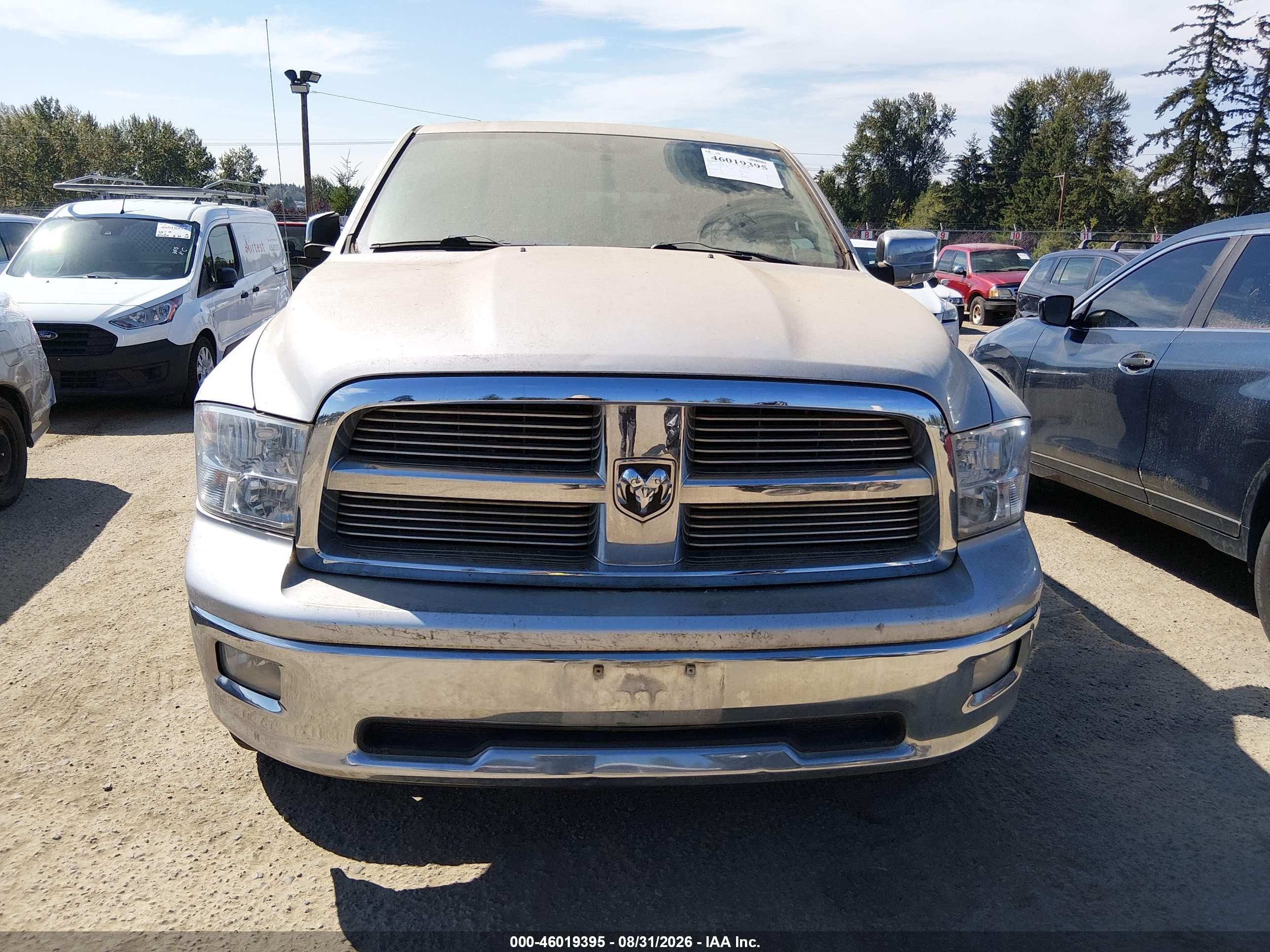 2009 Dodge Ram 1500 Slt/sport/trx Silver vin: 1D3HV13T99S711558