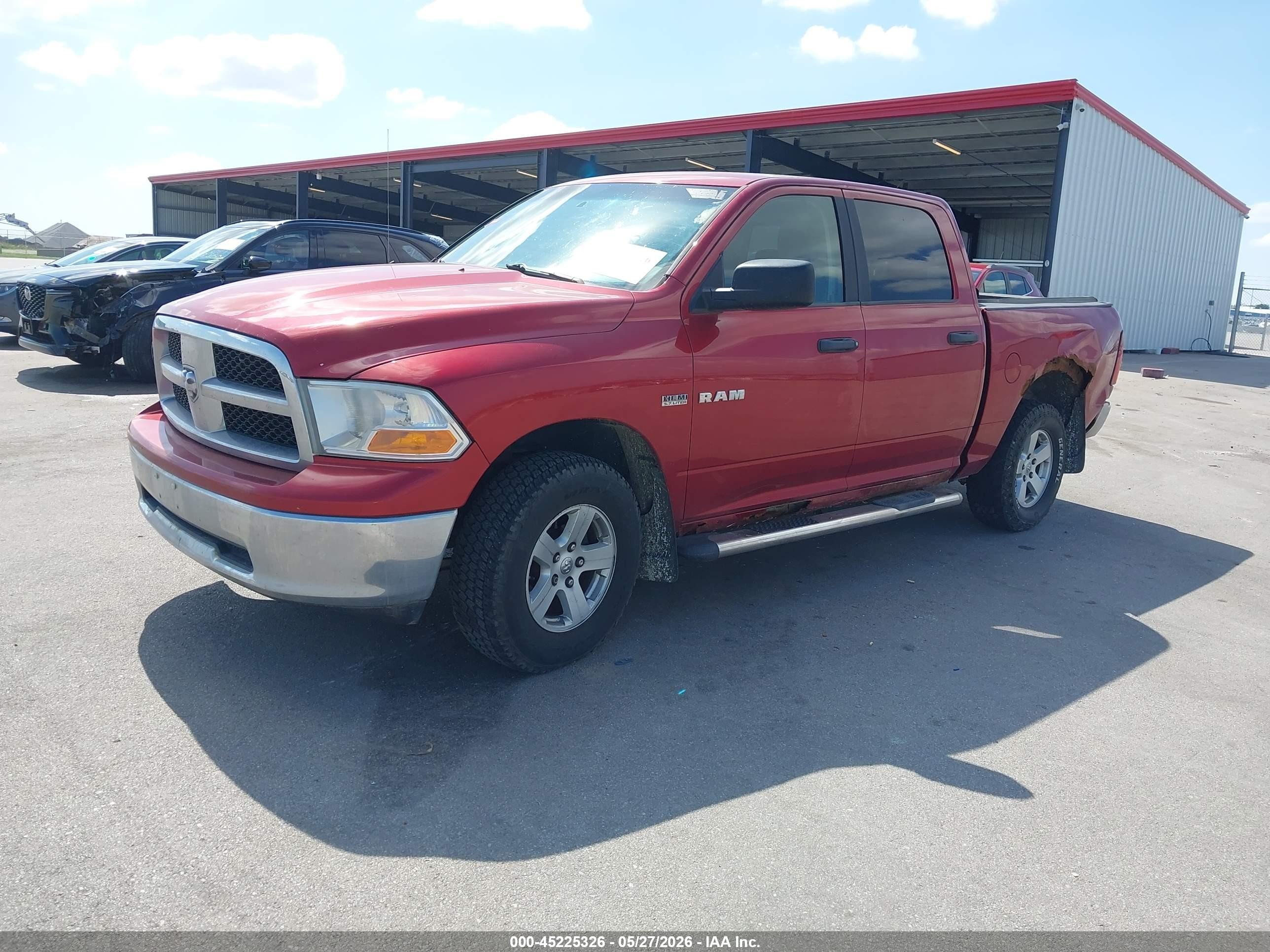 2009 Dodge Ram 1500 Slt/sport/trx Red vin: 1D3HV13T99S749890