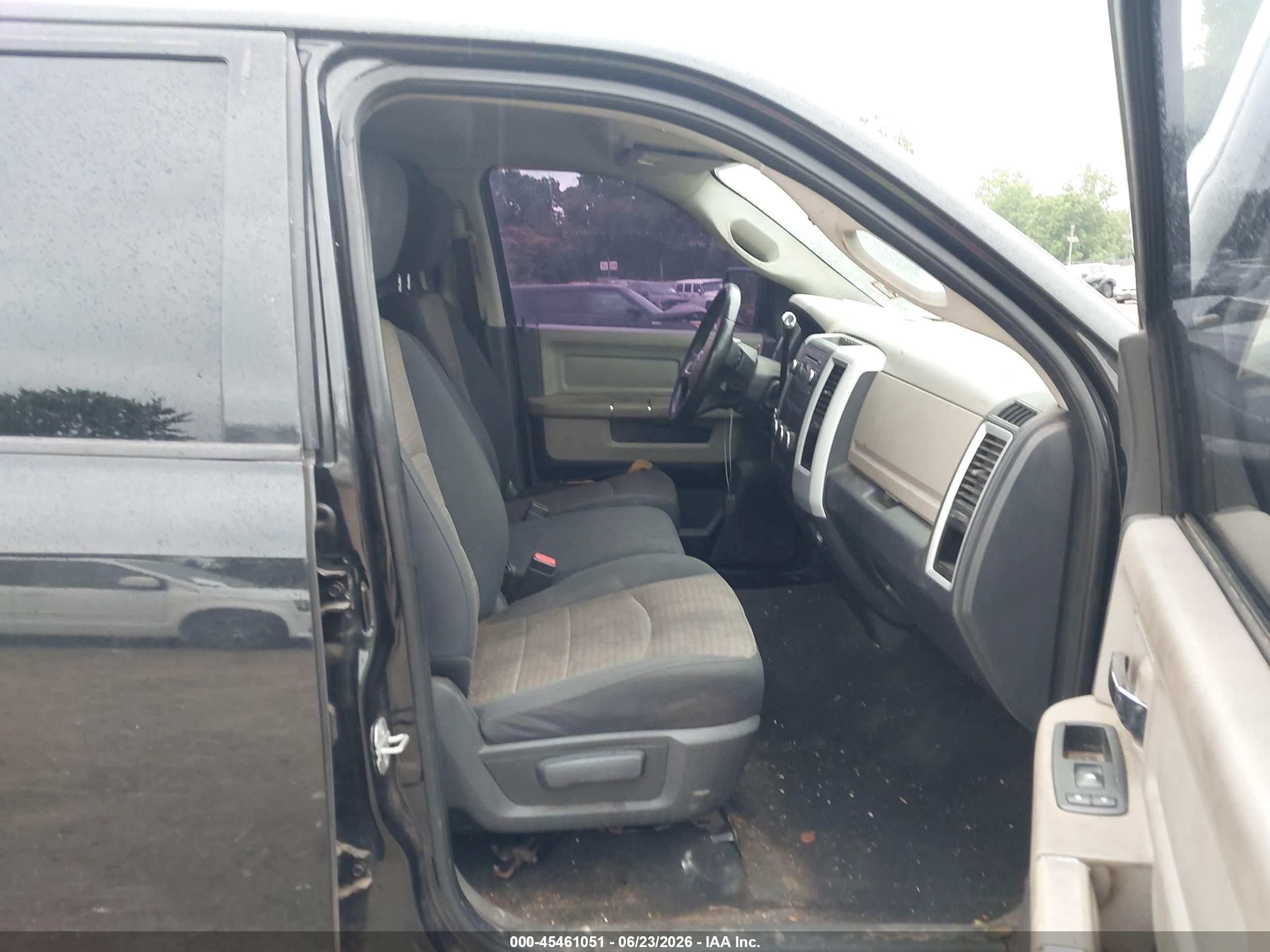 2009 Dodge Ram 1500 Slt/sport/trx Black vin: 1D3HV13TX9S811099